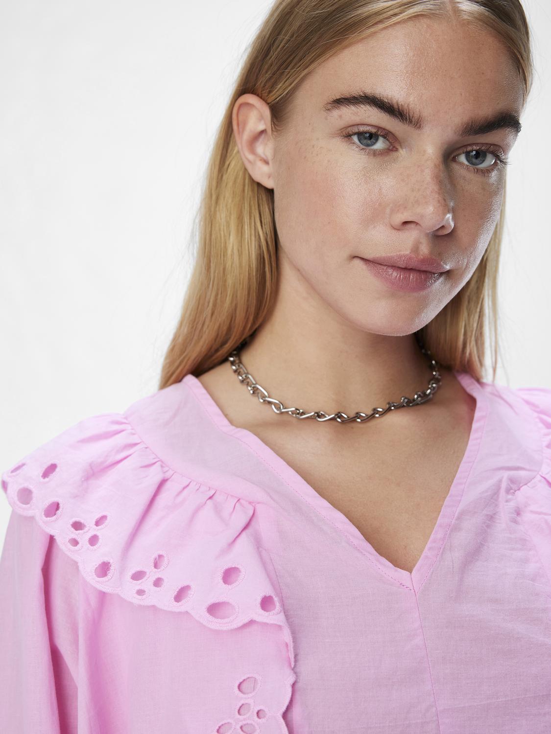 Aoife Frill Top (Pink Frosting)