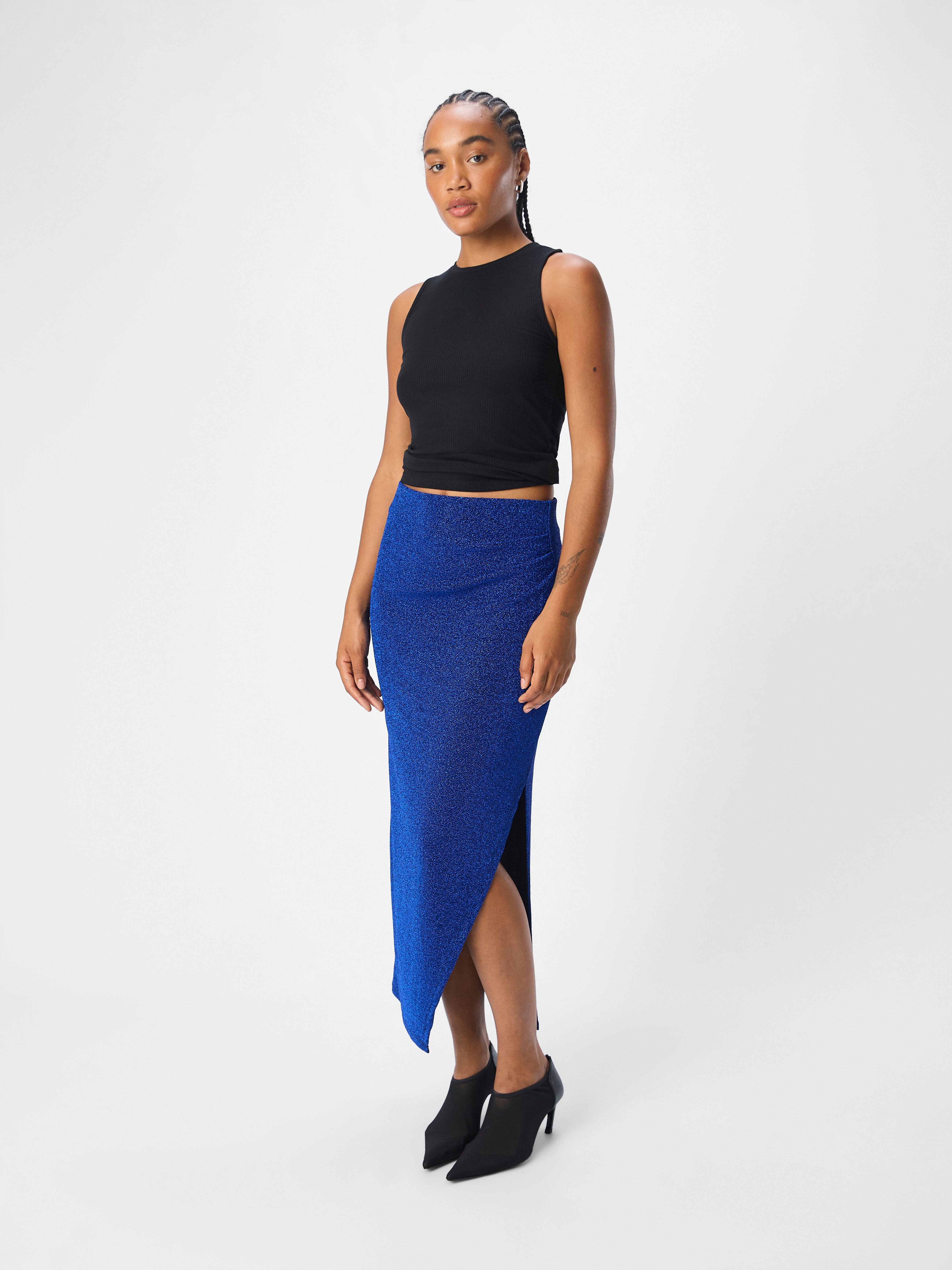 Freya Maxi Skirt (Lapis Blue)