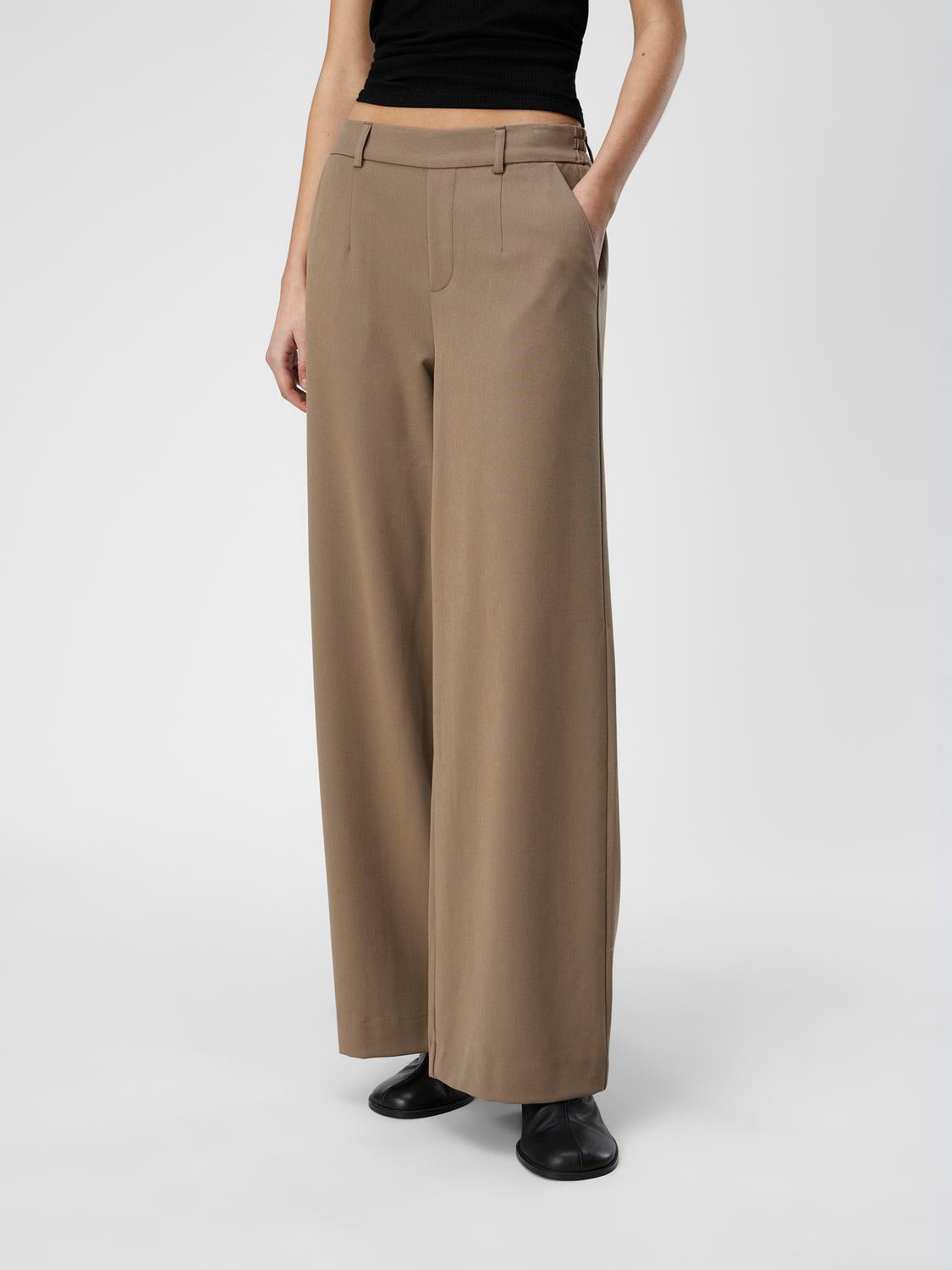 Lissey Wide Leg Pants (Fossil)