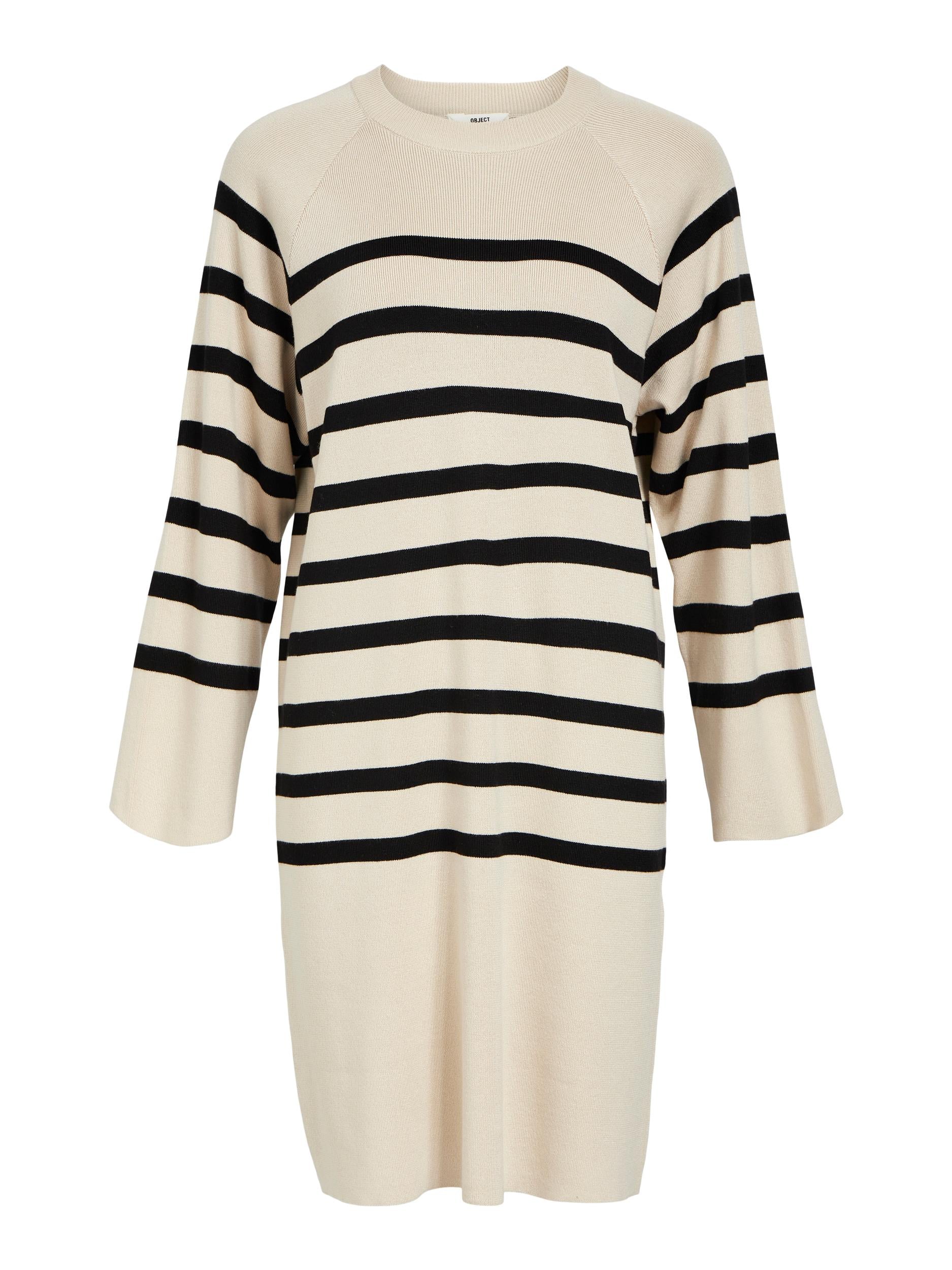 TERRY JUMPER DRESS (SANDSHELL/BLACK)