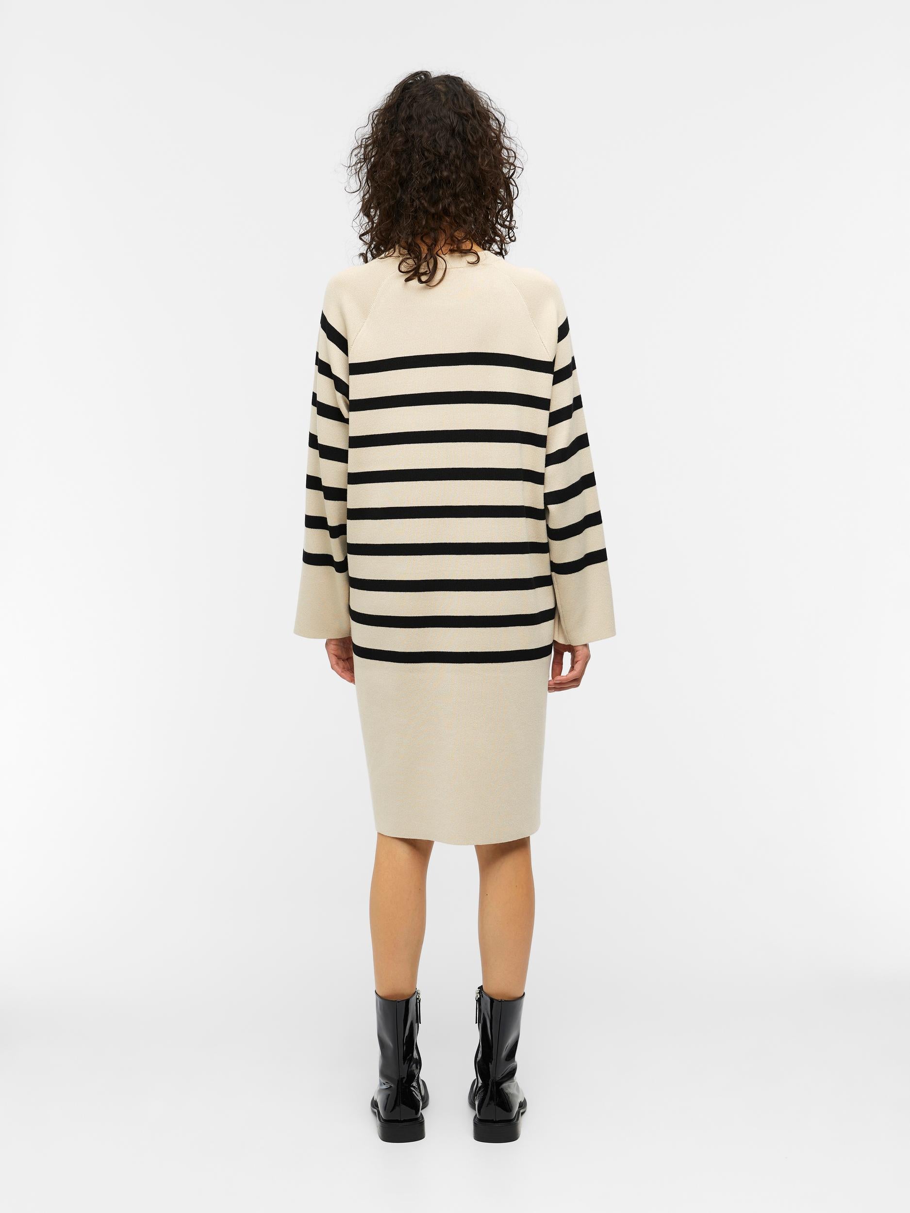 TERRY JUMPER DRESS (SANDSHELL/BLACK)