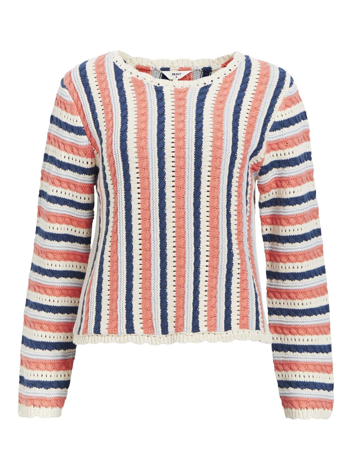 JELAINE KNIT JUMPER (PEACH/ MULTI)