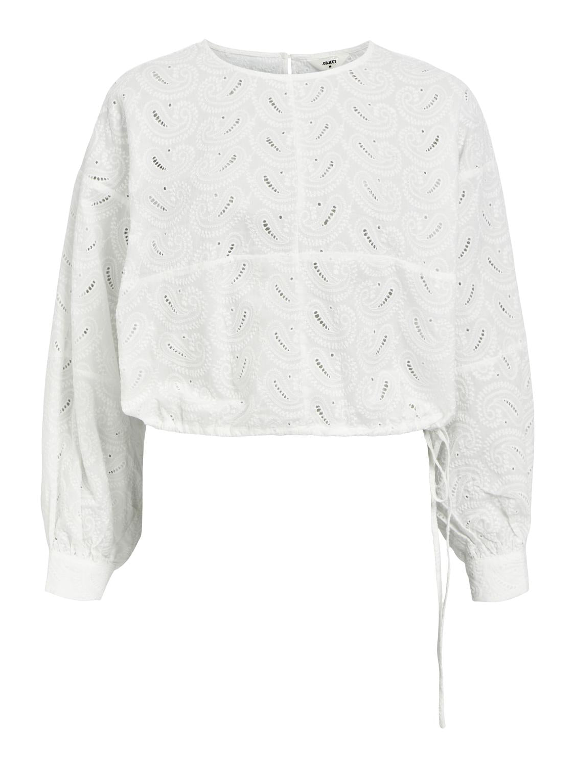 JUNIA EMBROIDERED TOP (WHITE)