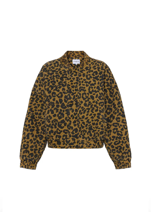 Rita Bomber Jacket (Leopard)