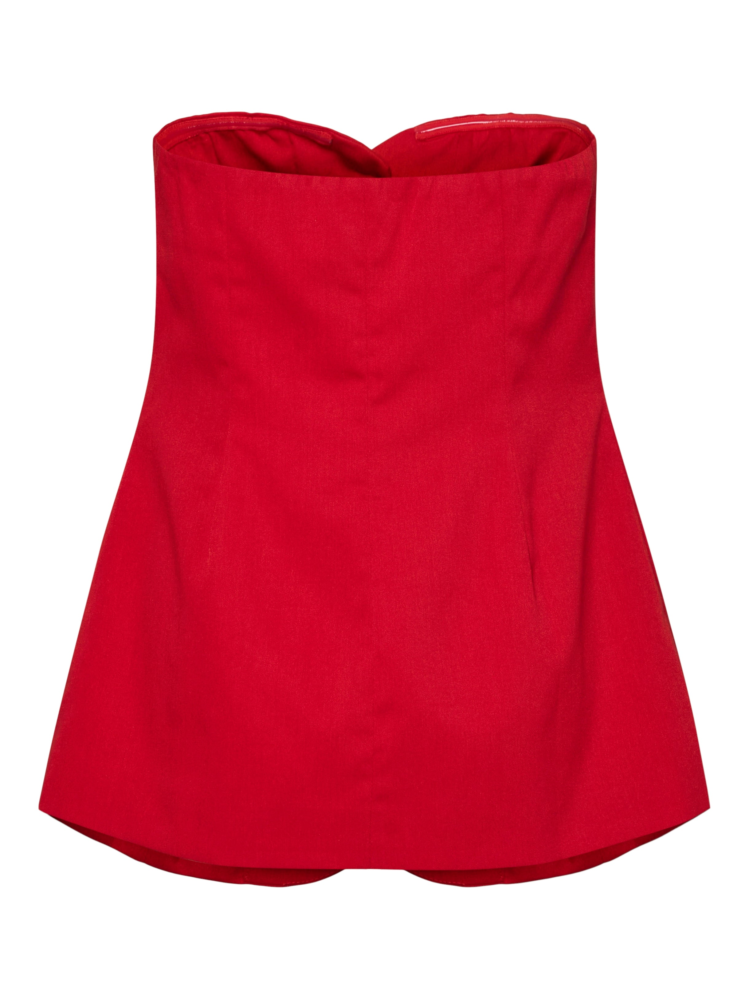 Tina Tailored Tube Top (Red)