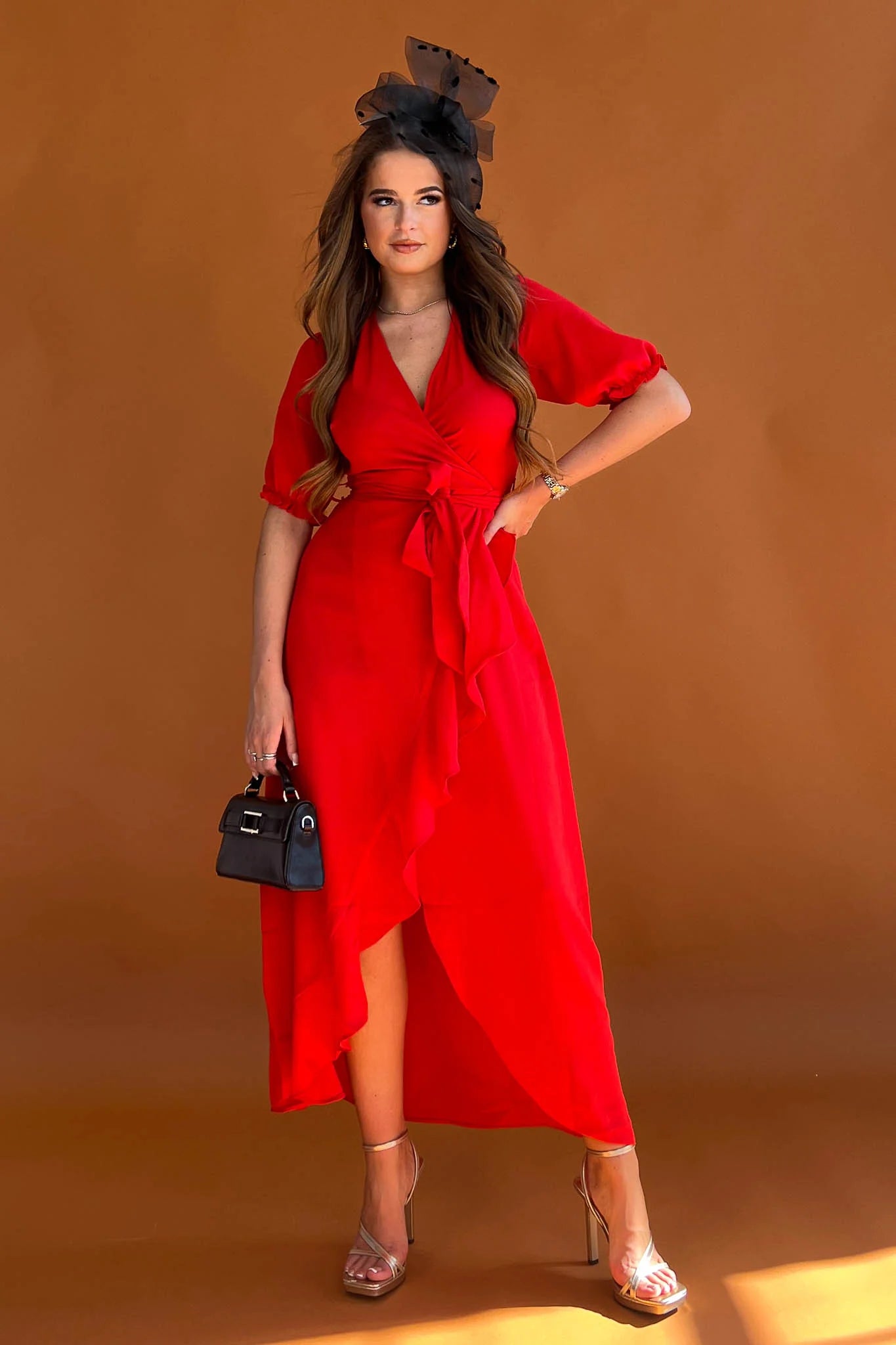 LEONA DRESS (RED)