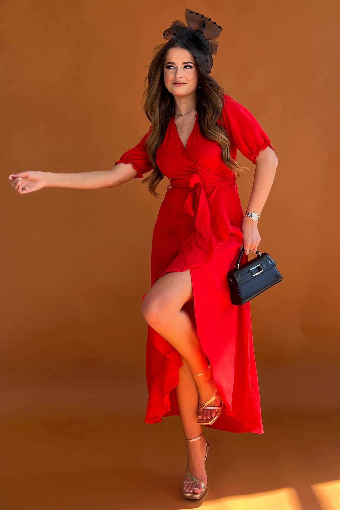 LEONA DRESS (RED)