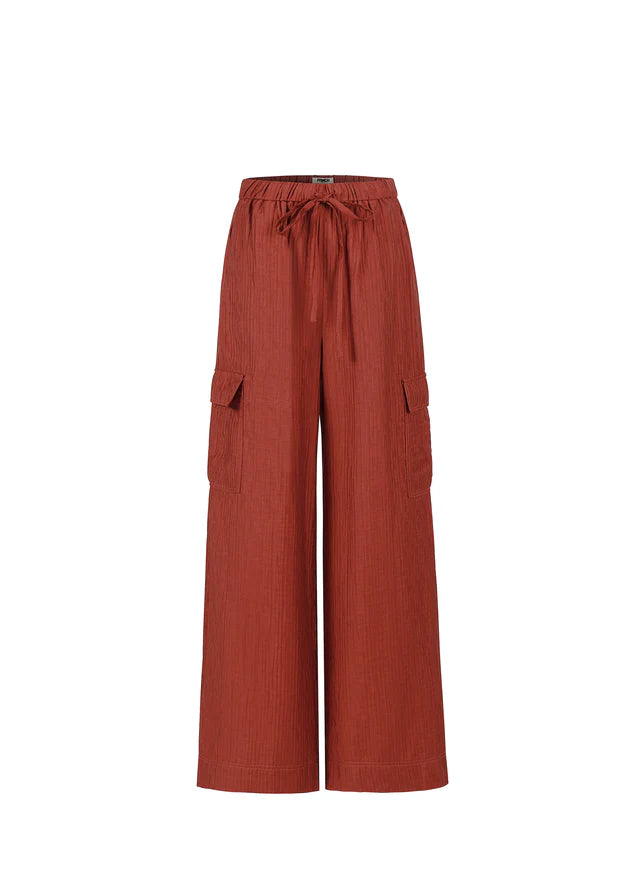 Loreen Cargo Pants (Rust)