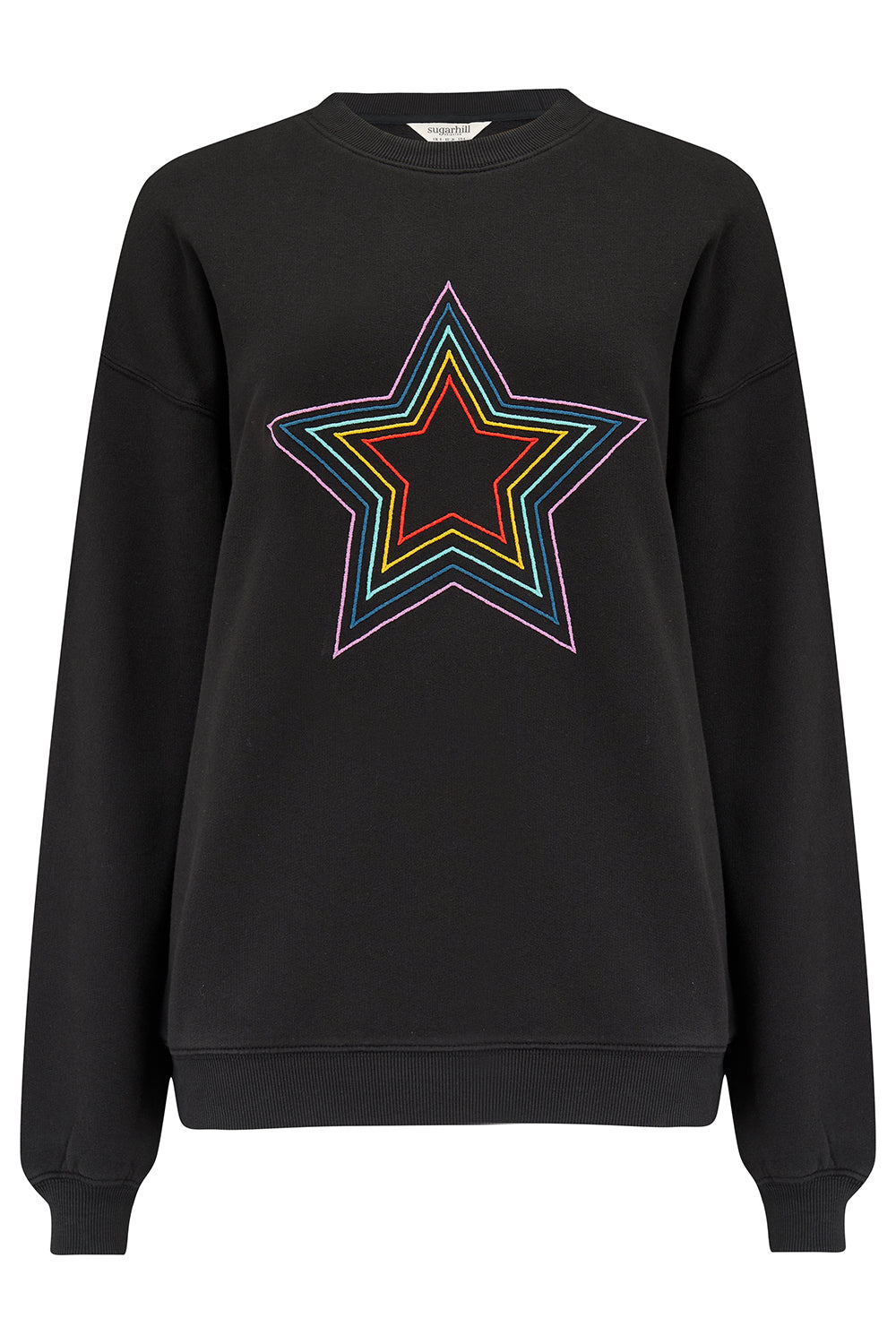 Noah Sweatshirt (Black, Rainbow)