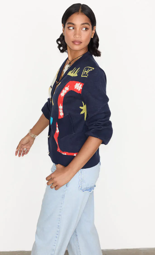 Navy Sundazed Summer Bomber (Navy)