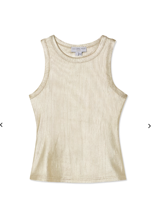 Ribbed Tank Top (Gold)