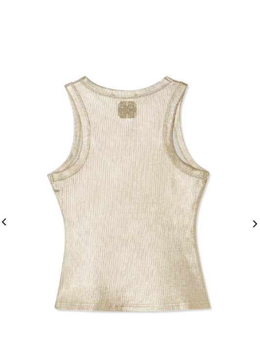 Ribbed Tank Top (Gold)