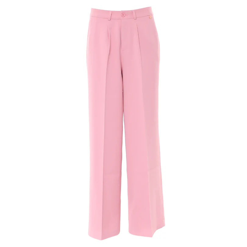 Sia Wide Leg Trousers (Pink)