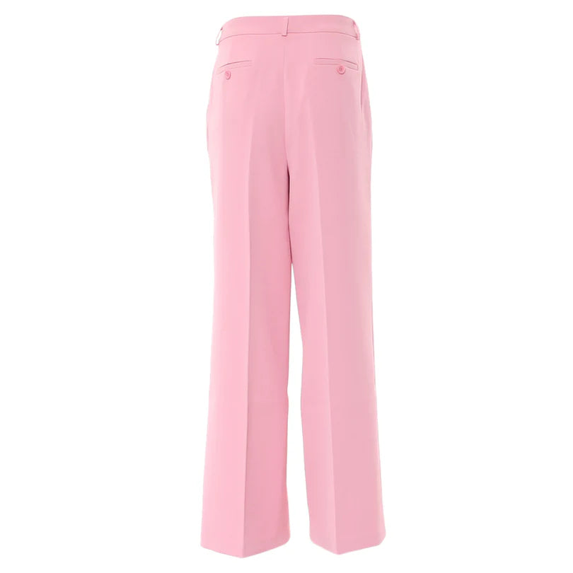 Sia Wide Leg Trousers (Pink)