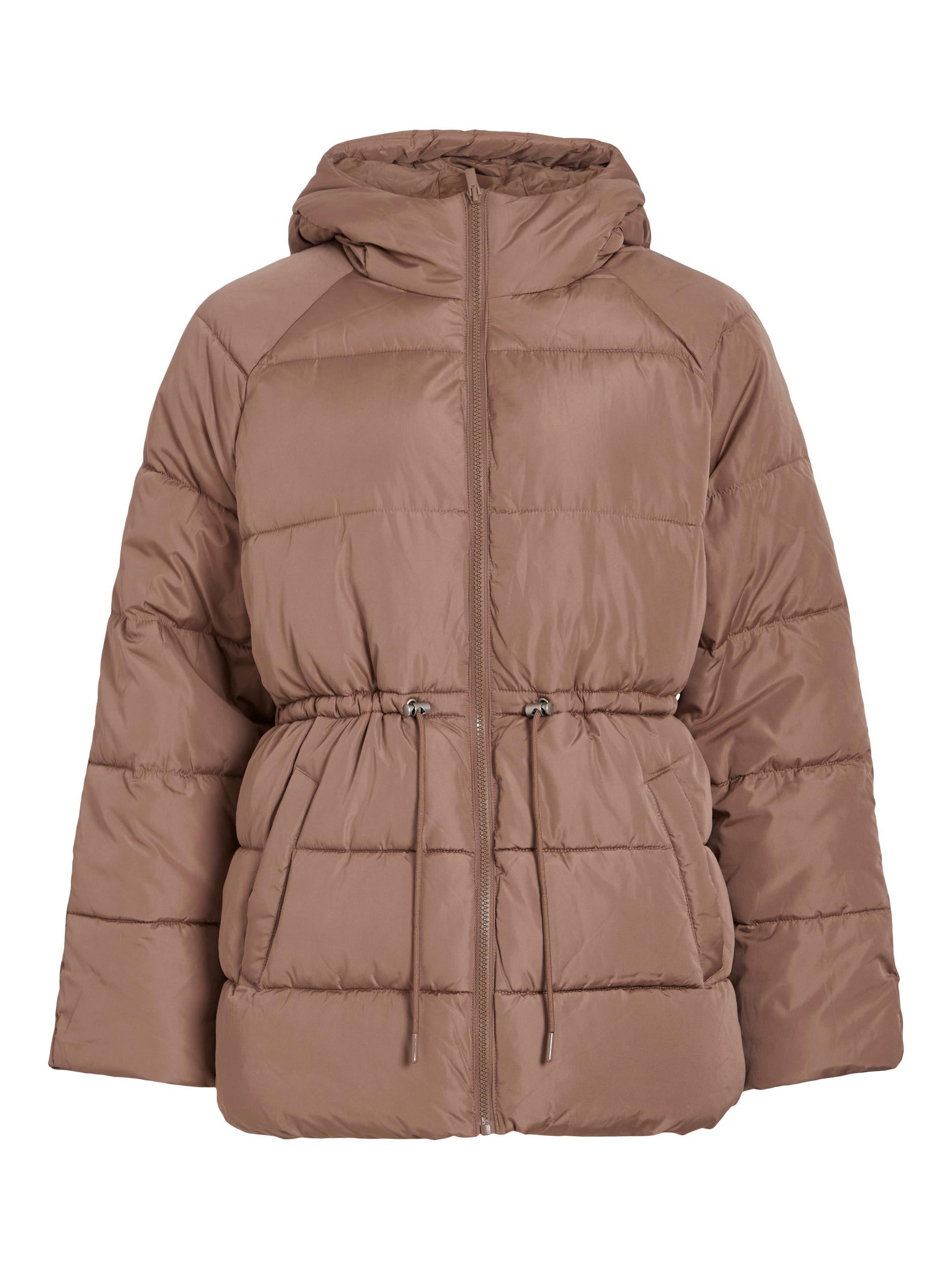 ANA PADDED SHORT JACKET (BROWN LENTIL)u