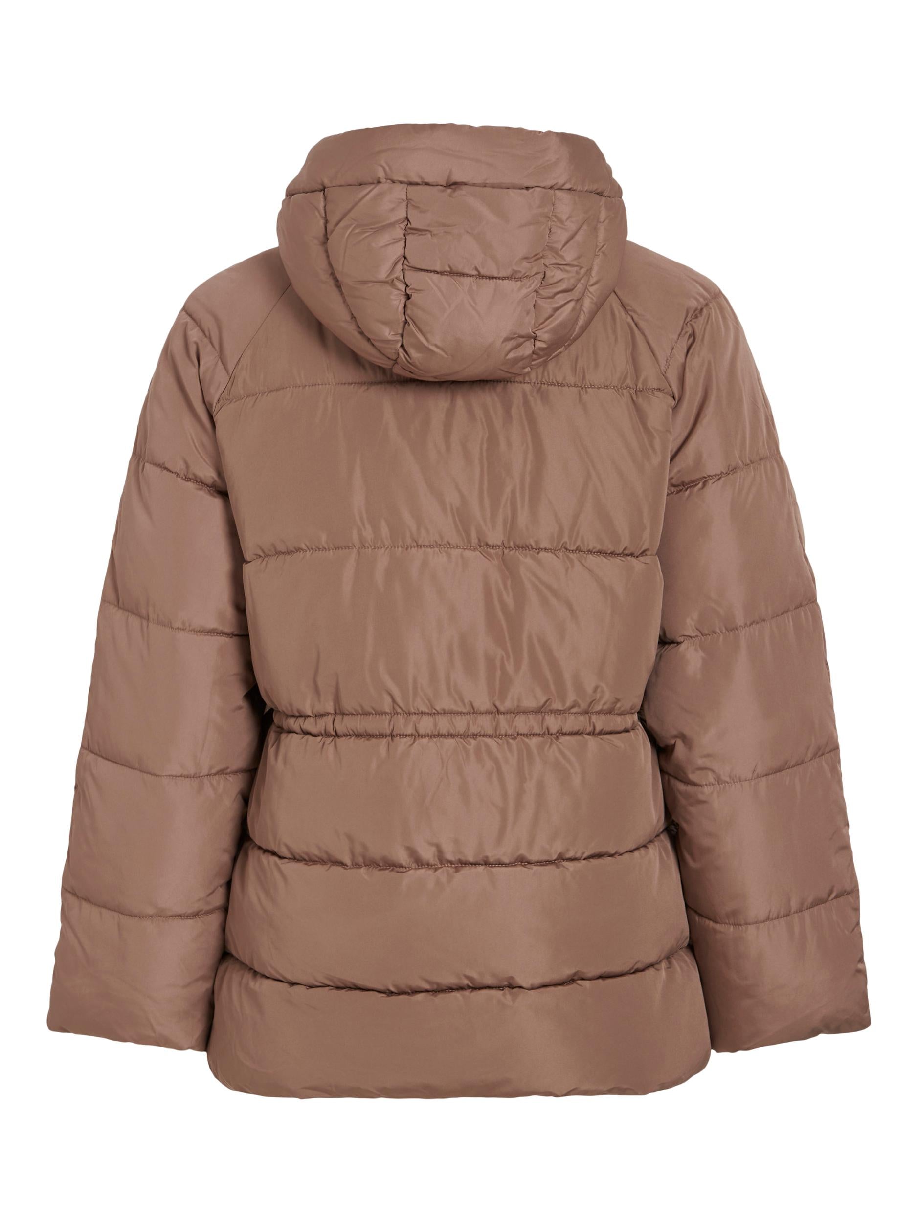 ANA PADDED SHORT JACKET (BROWN LENTIL)u