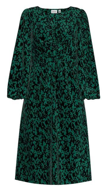 KARMA MIDI DRESS (GREEN GRAPHIC)