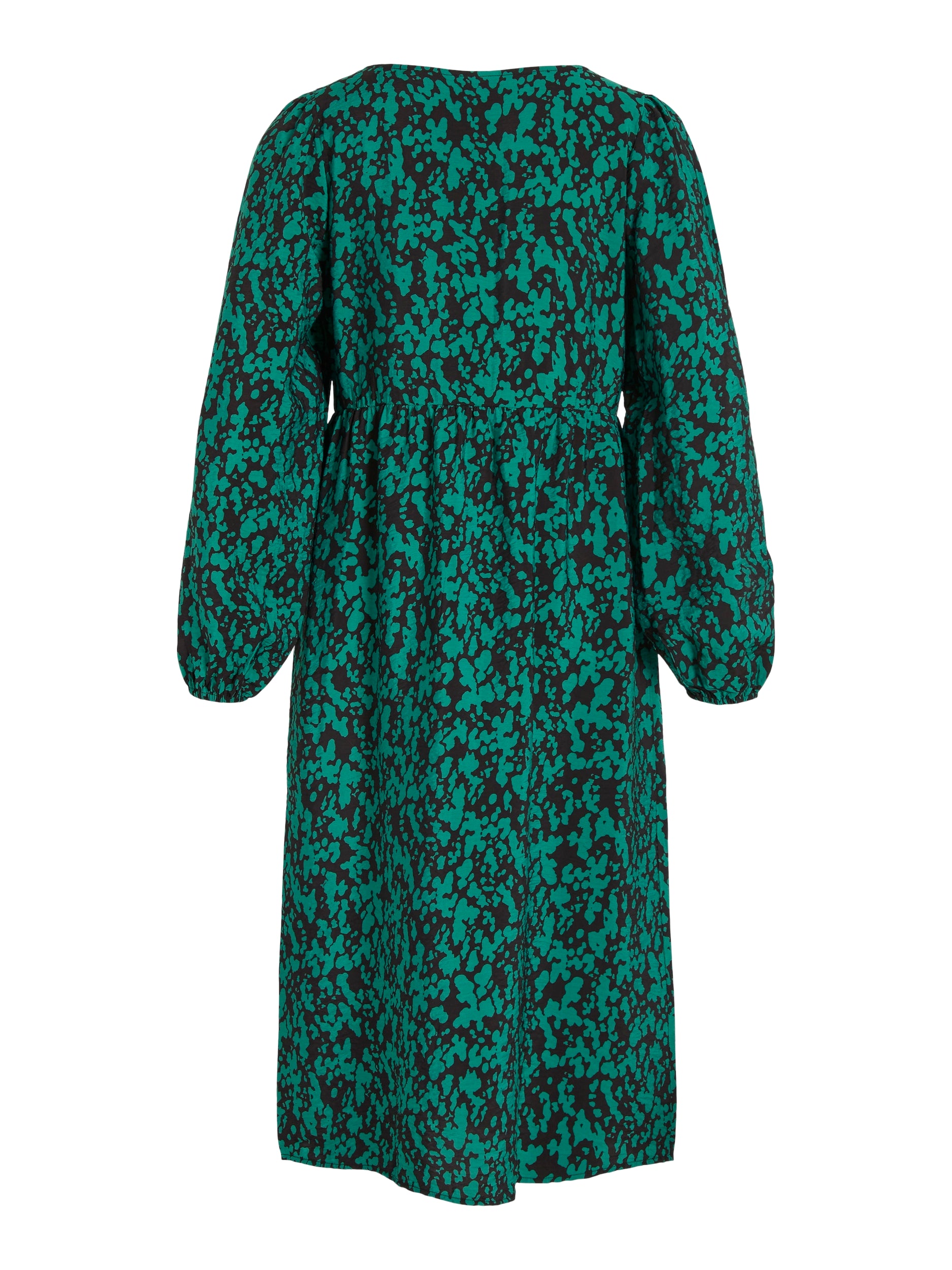 KARMA MIDI DRESS (GREEN GRAPHIC)