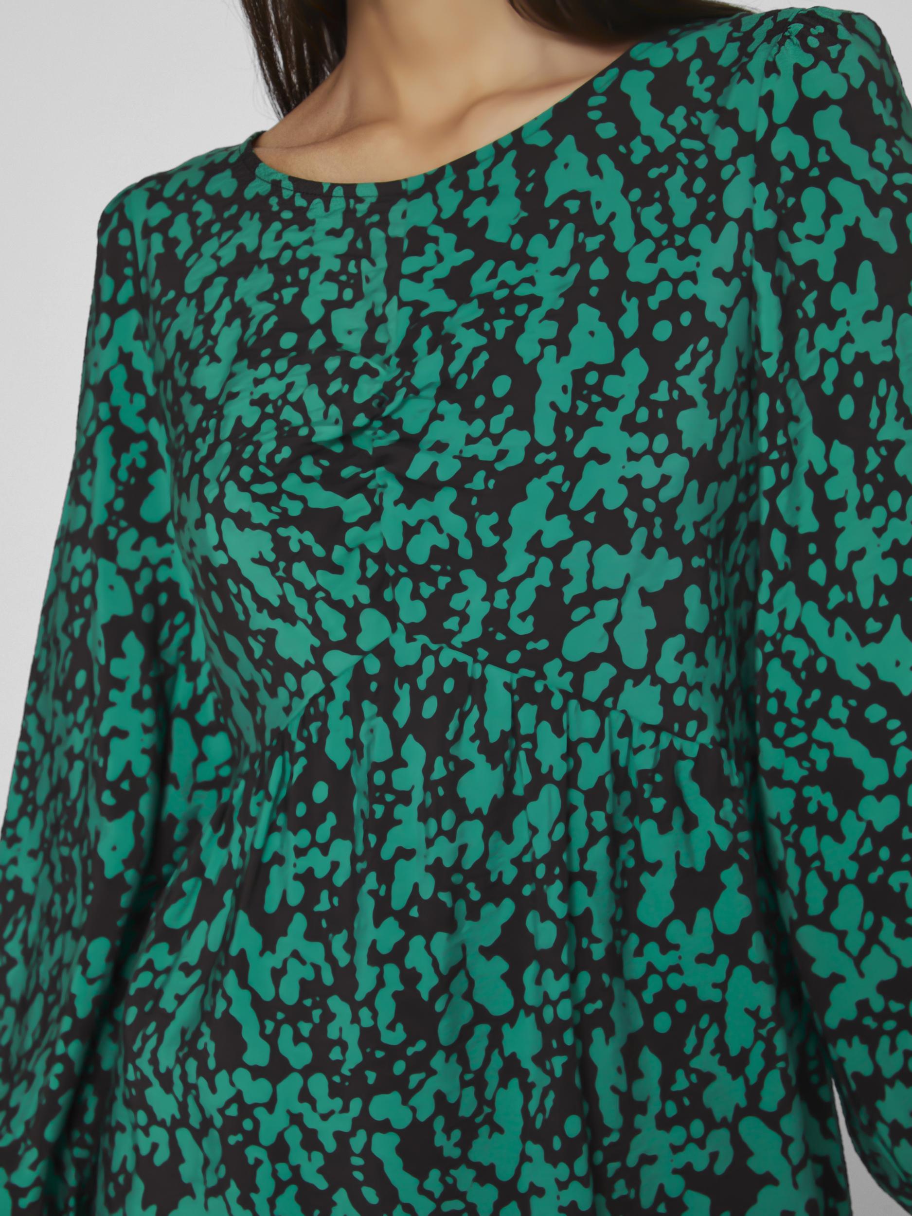 KARMA MIDI DRESS (GREEN GRAPHIC)