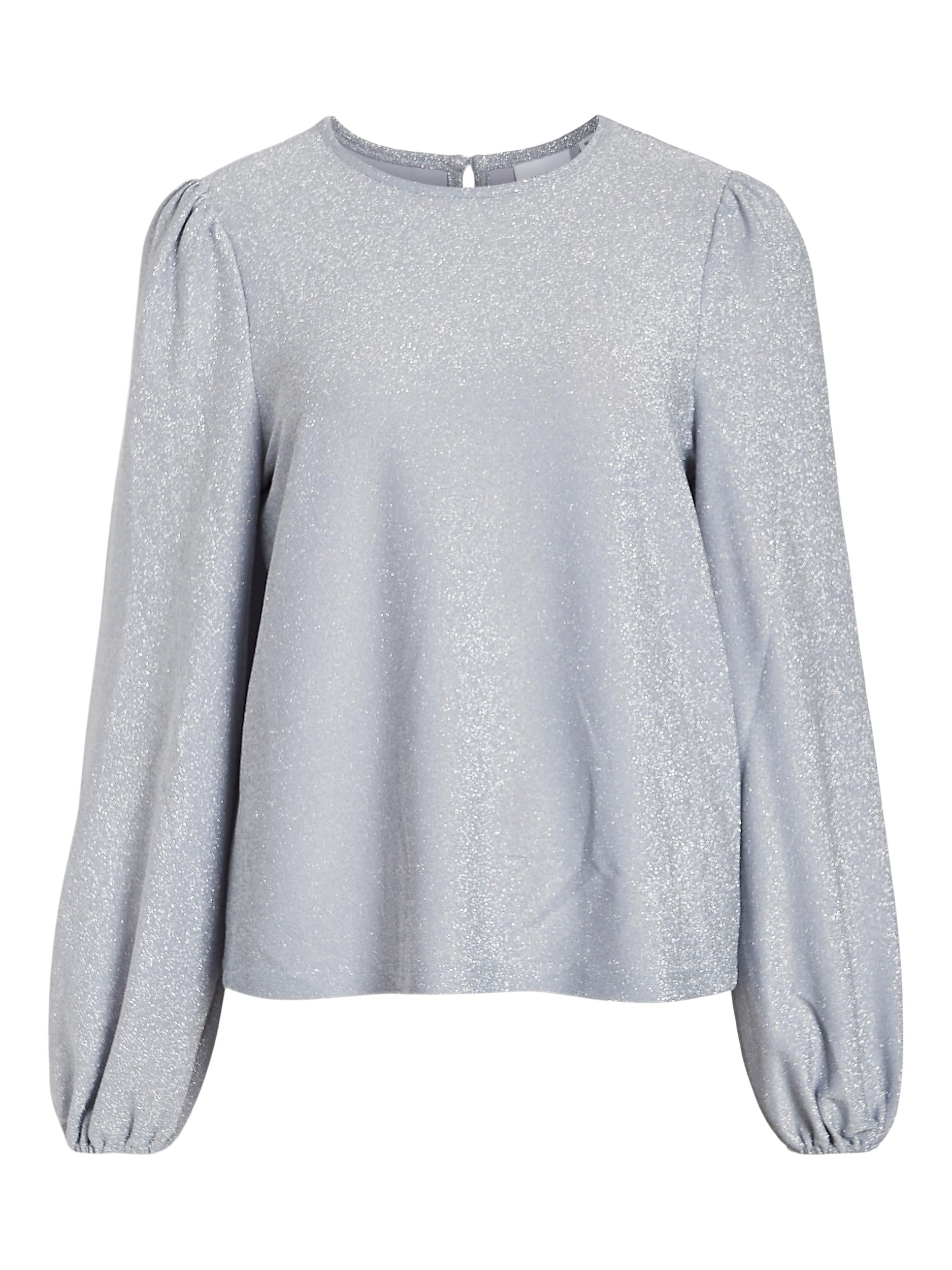 AUGUSTINA L/S TOP (SILVER)