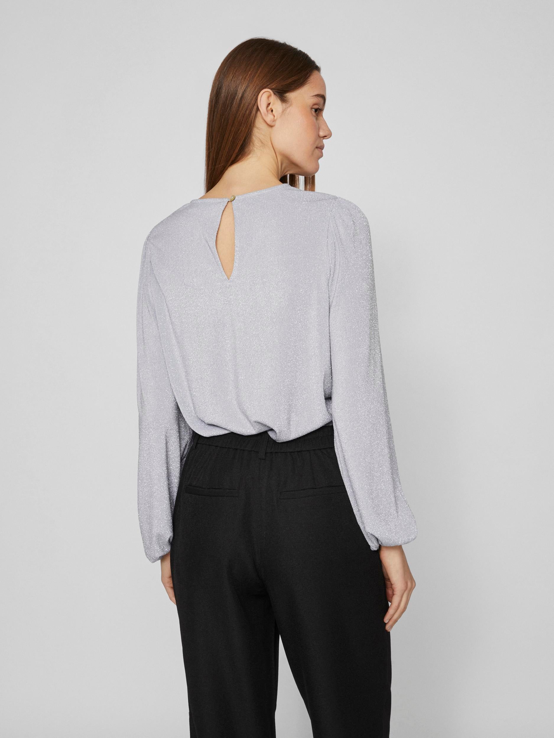 AUGUSTINA L/S TOP (SILVER)