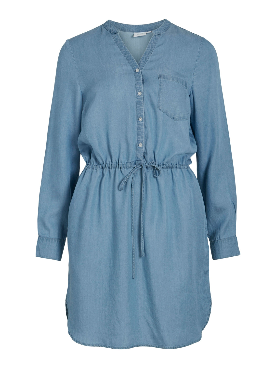 Iola Denim Dress (Light Blue Denim)