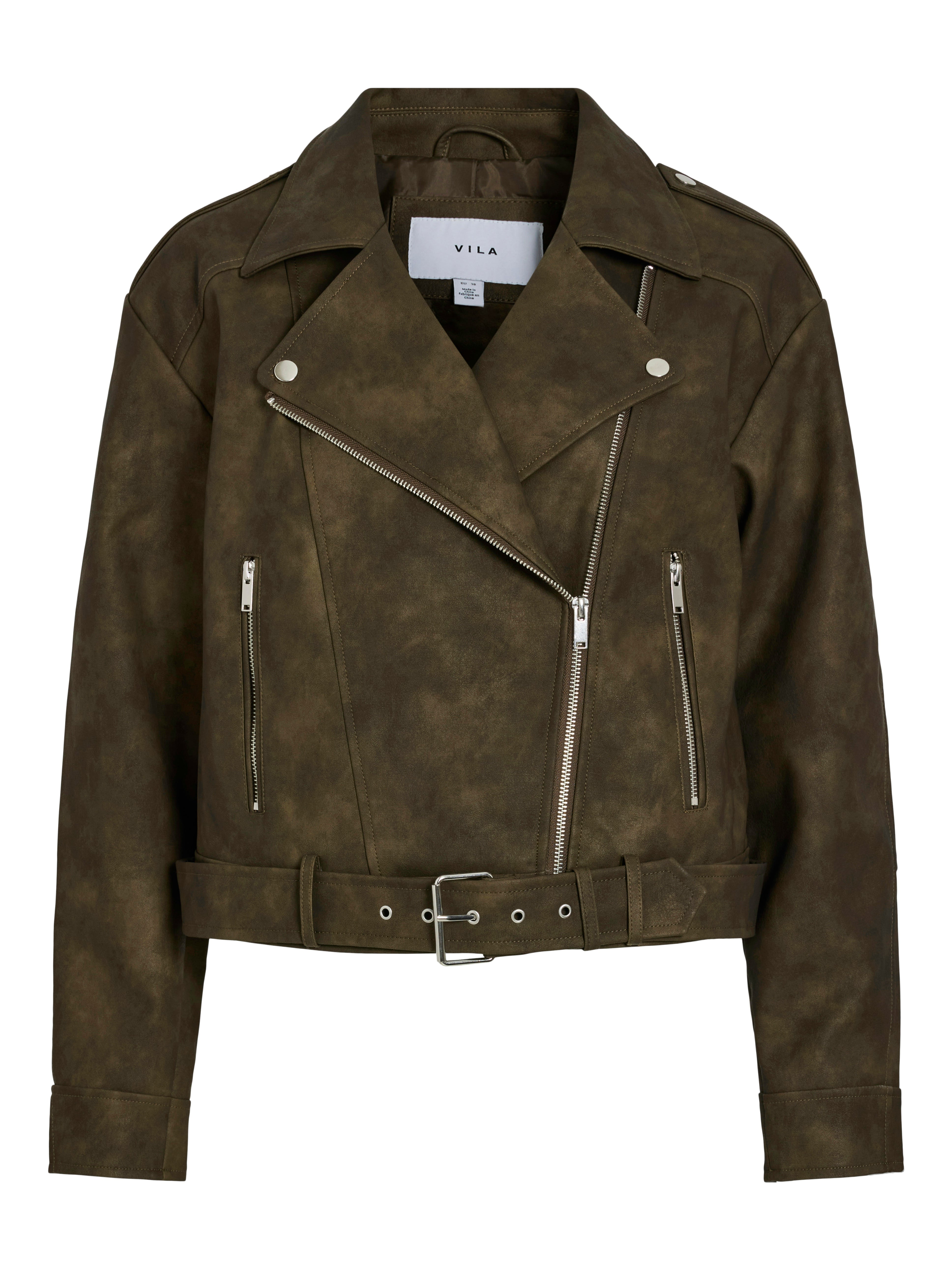 Fiona Biker Jacket (Brown Patina/Washed)