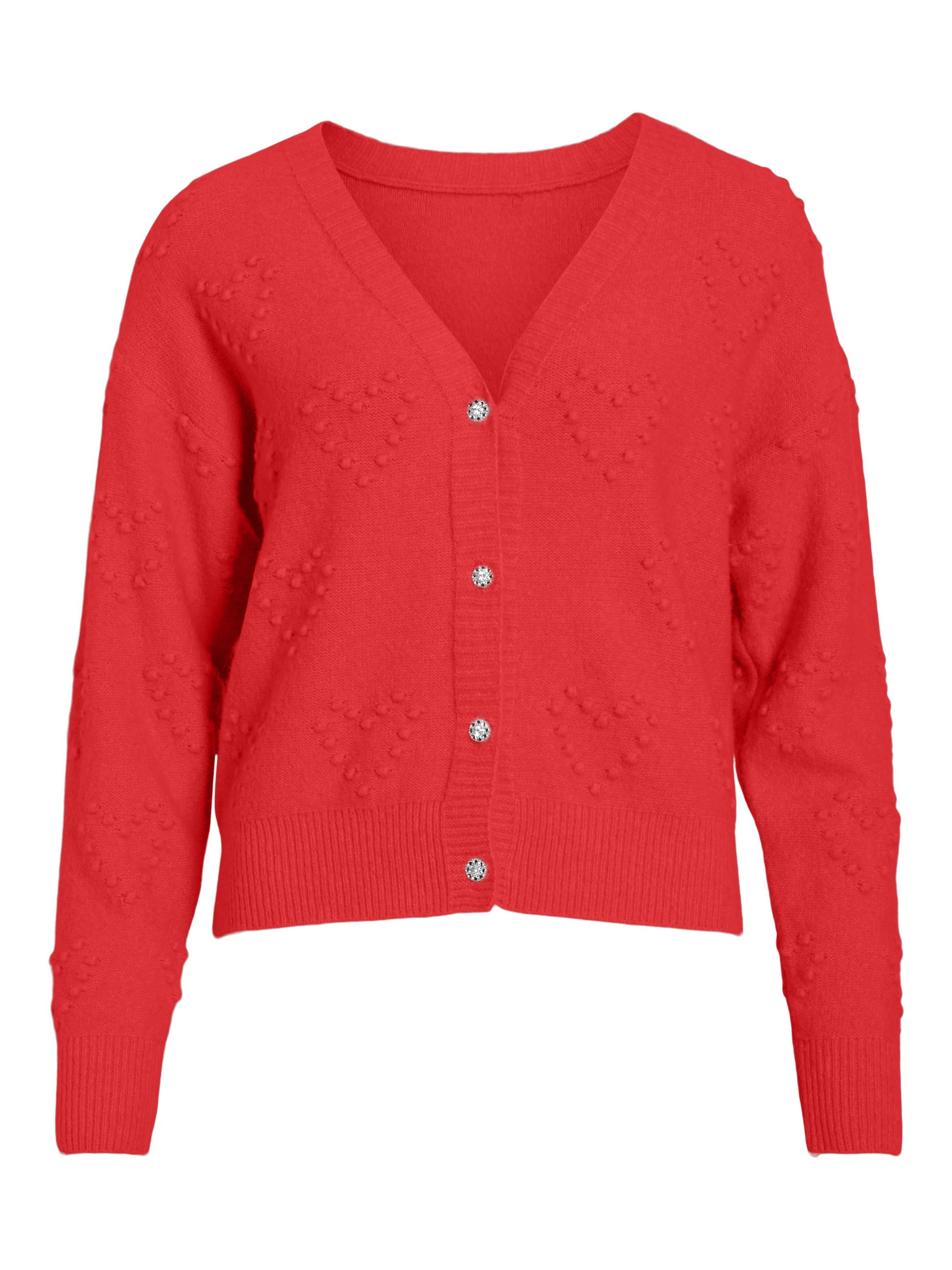 Hailey Knit Cardigan (Poppy Red)