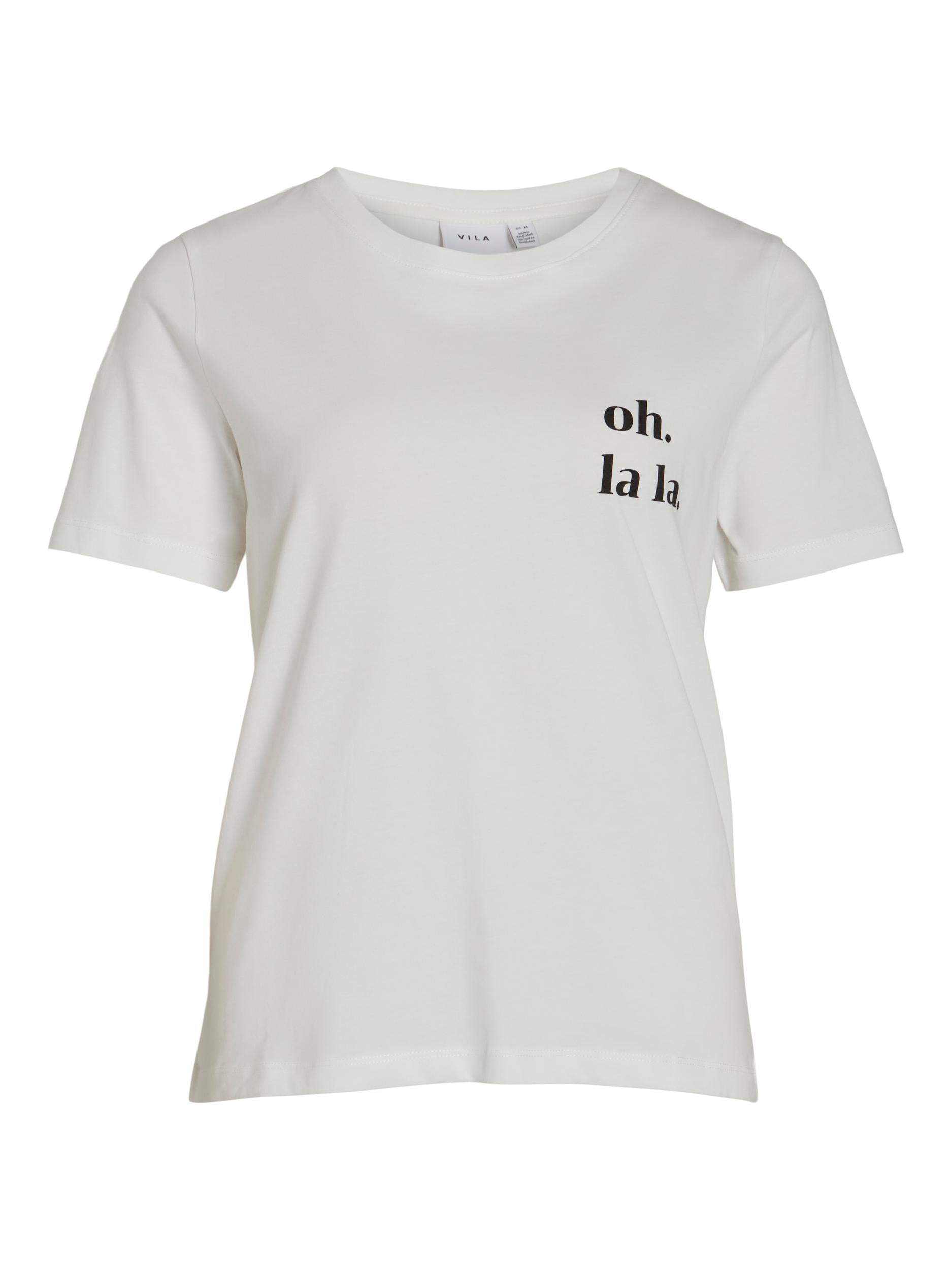 OH LA LA T-SHIRT (CLOUD DANCER)