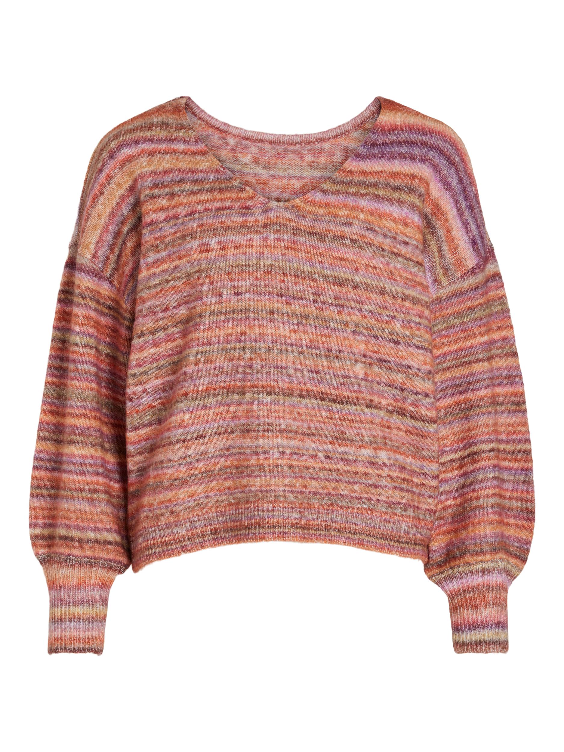 GENA JUMPER (BEET RED/MULTI)