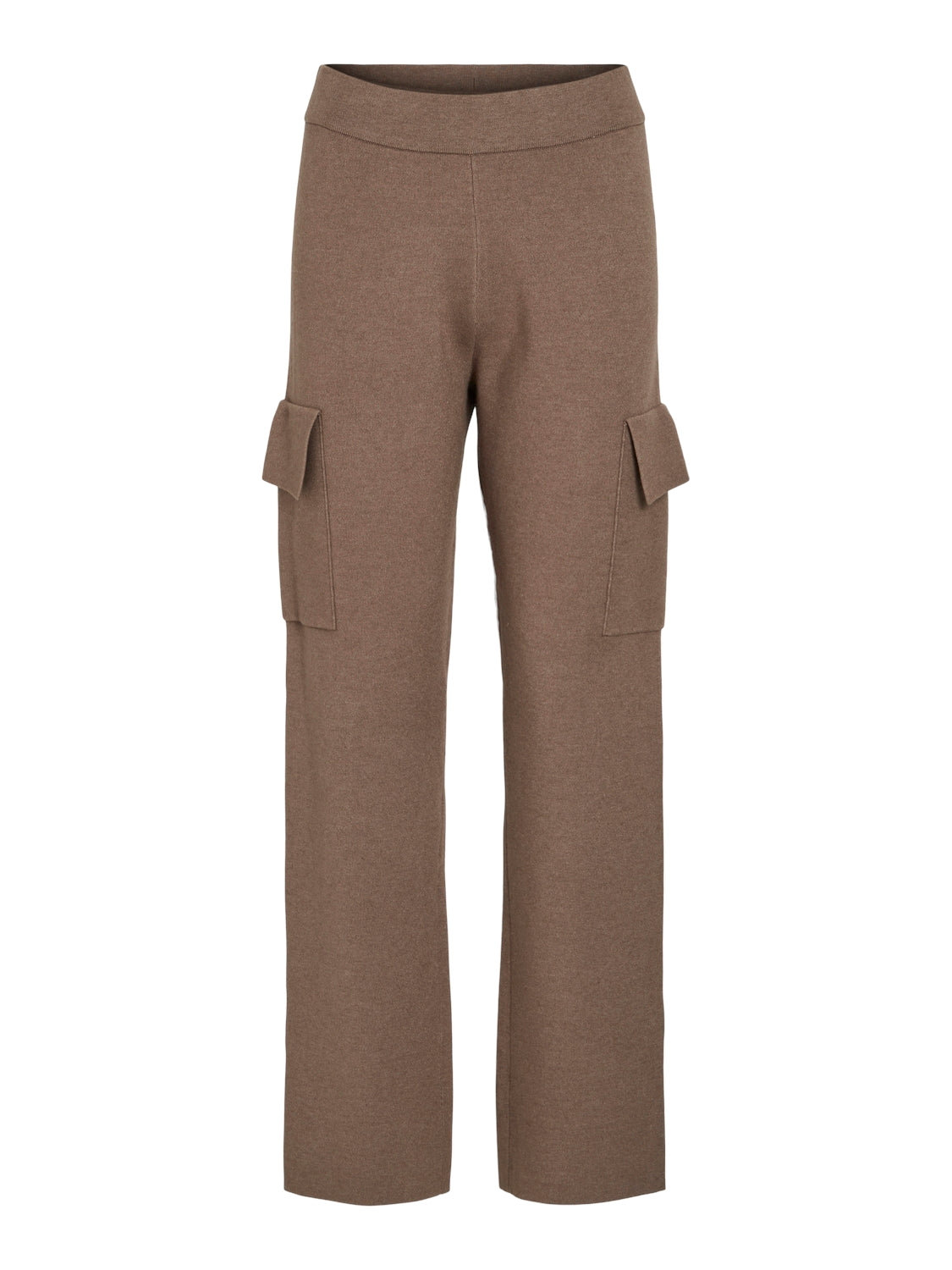 Cassie Cargo Knit Pants (Dark Natural Melange)