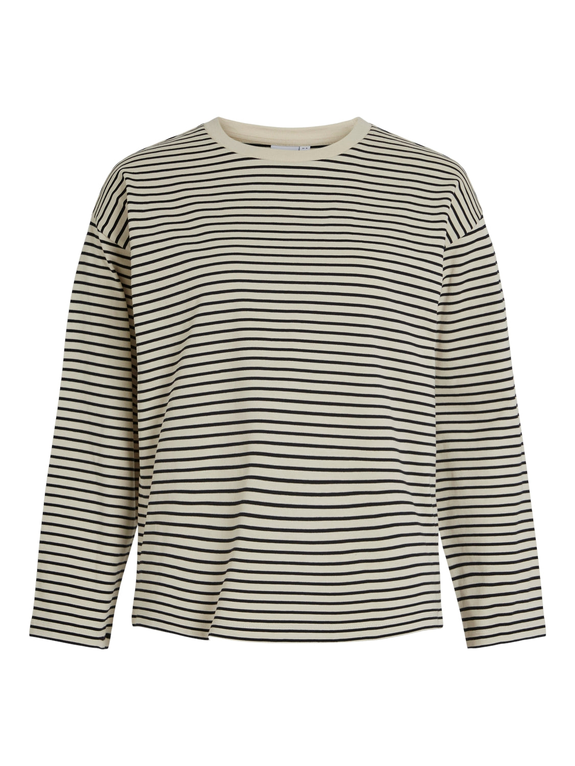 Sienna Long Sleeve Stripe Top (Black Beauty/Birch)