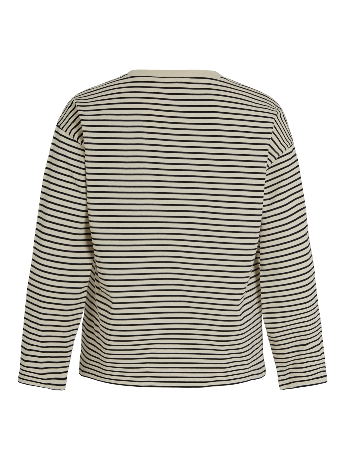 Sienna Long Sleeve Stripe Top (Black Beauty/Birch)