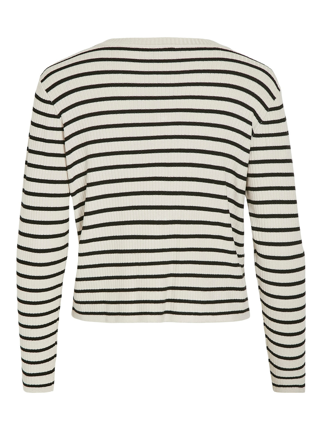 Zicha Striped Knit Cardigan (Birch/Black)