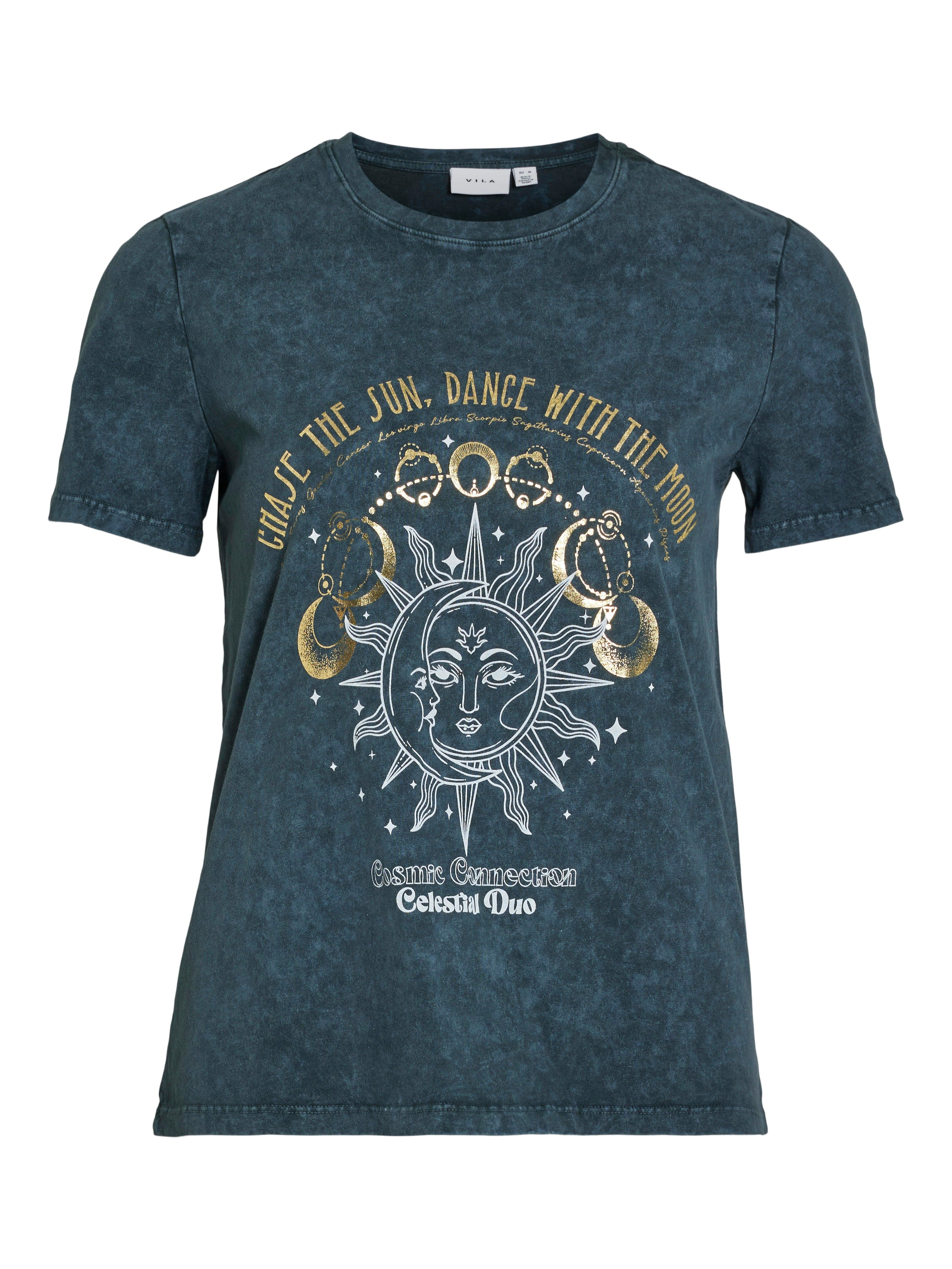 Cosmic Connection T-Shirt (Black Beauty/Grey)