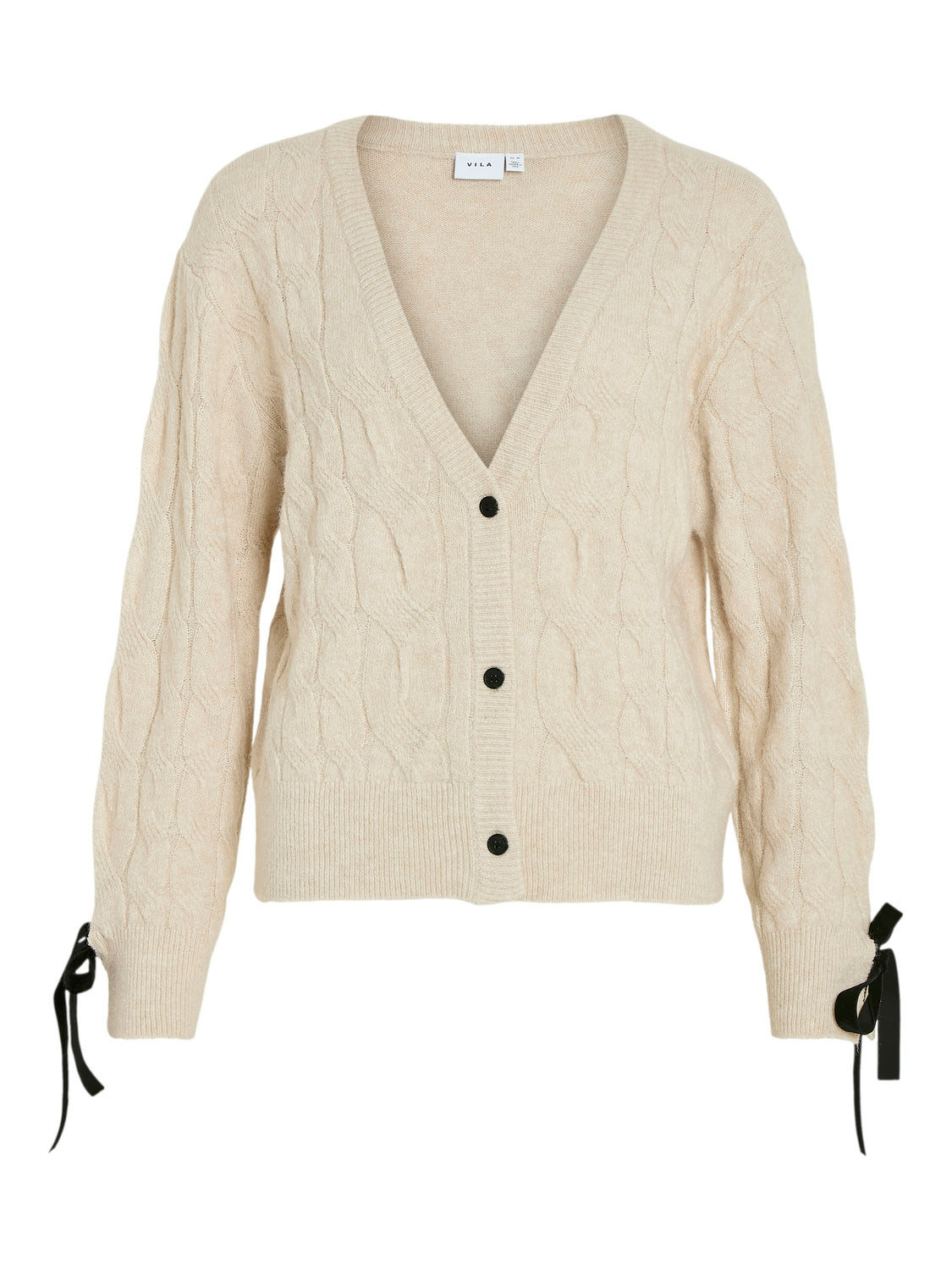 Ria Bow Cardigan (Birch)