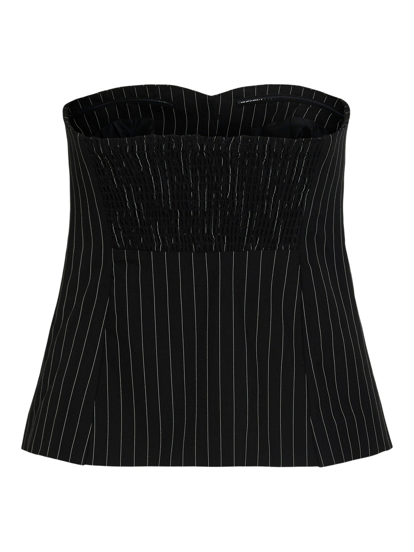 Kanda Bandeau Top (Black/Pinstripe)