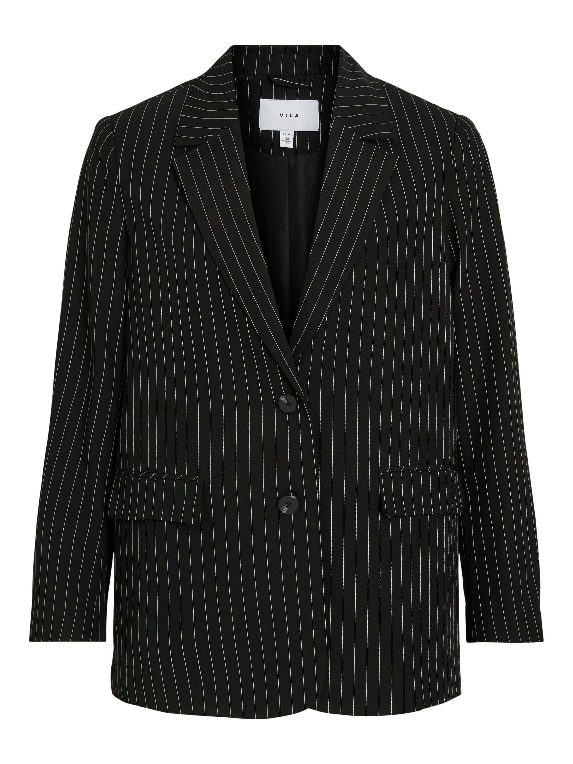 Andy Blazer (Black/Pinstripe)