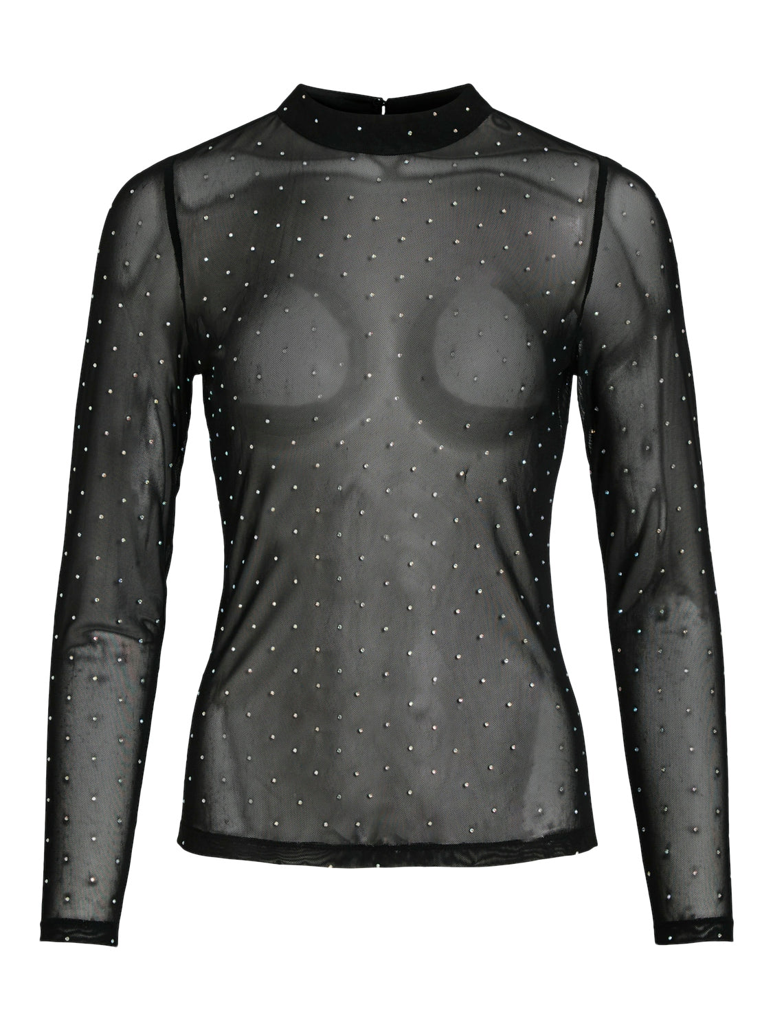 Lokke Rhinestone Top (Black/Rhinestone)