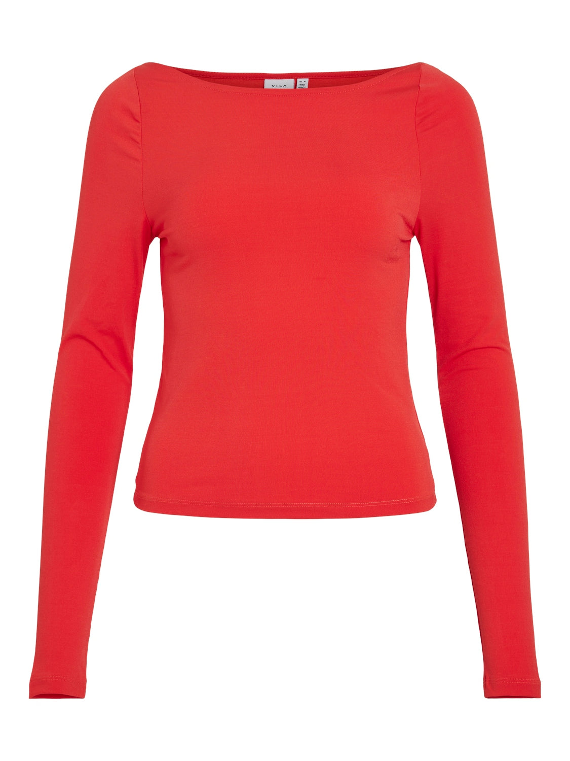 Kiara Long Sleeve Top (Poppy Red)