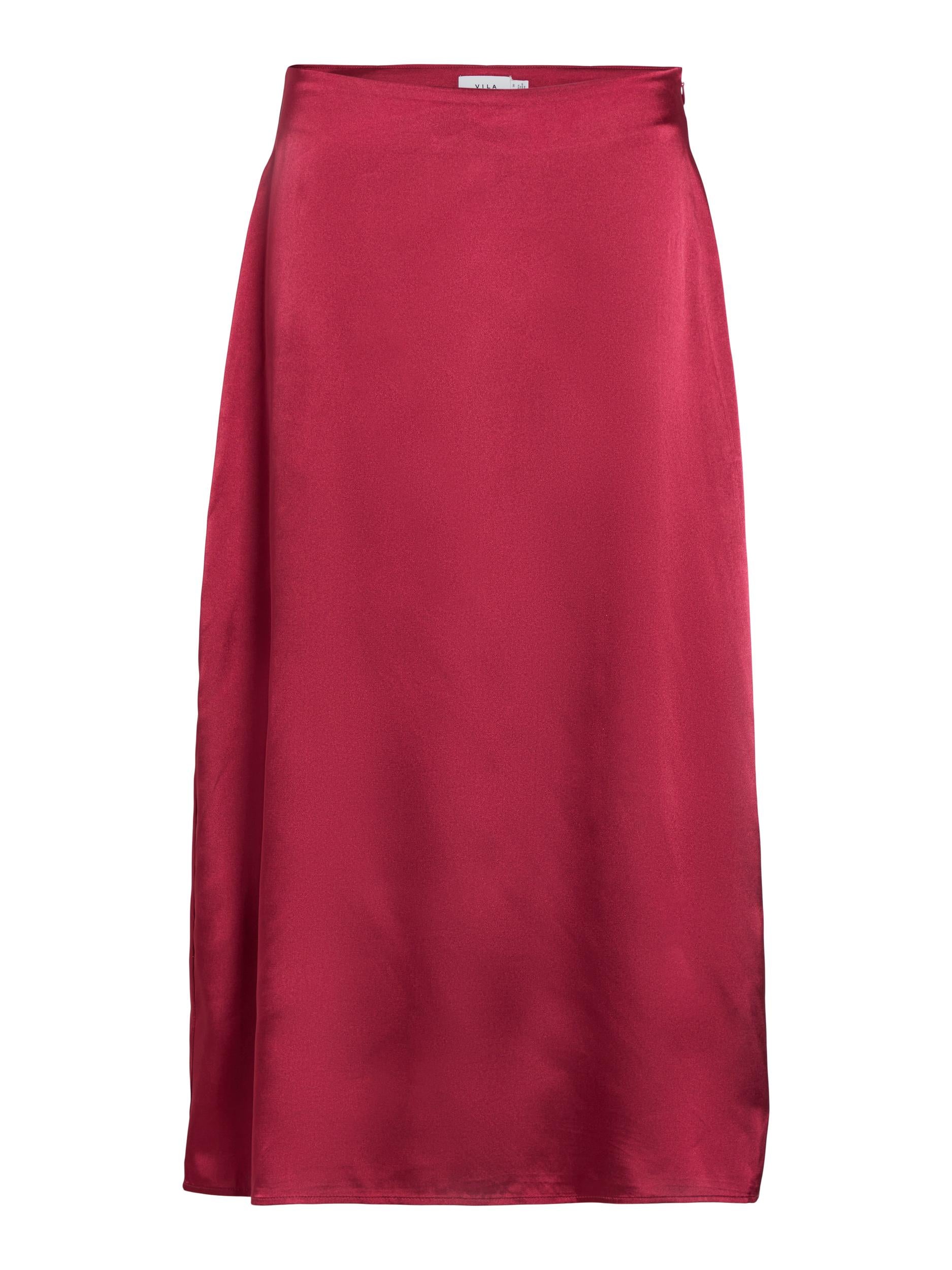 HIMA HIGH WAISTED SKIRT (BEET RED)