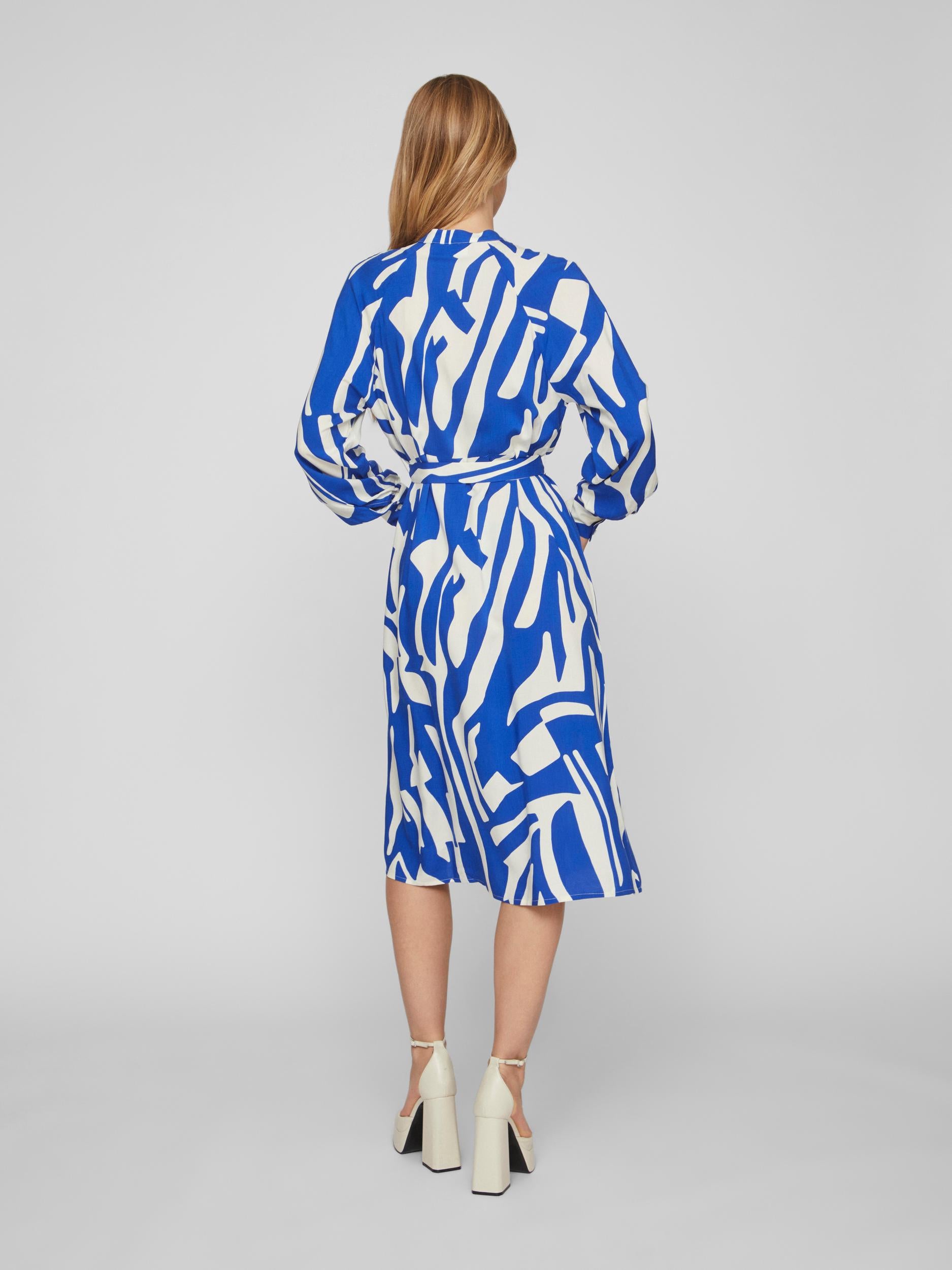 LUPA L/S DRESS(BLUE/WHITE)