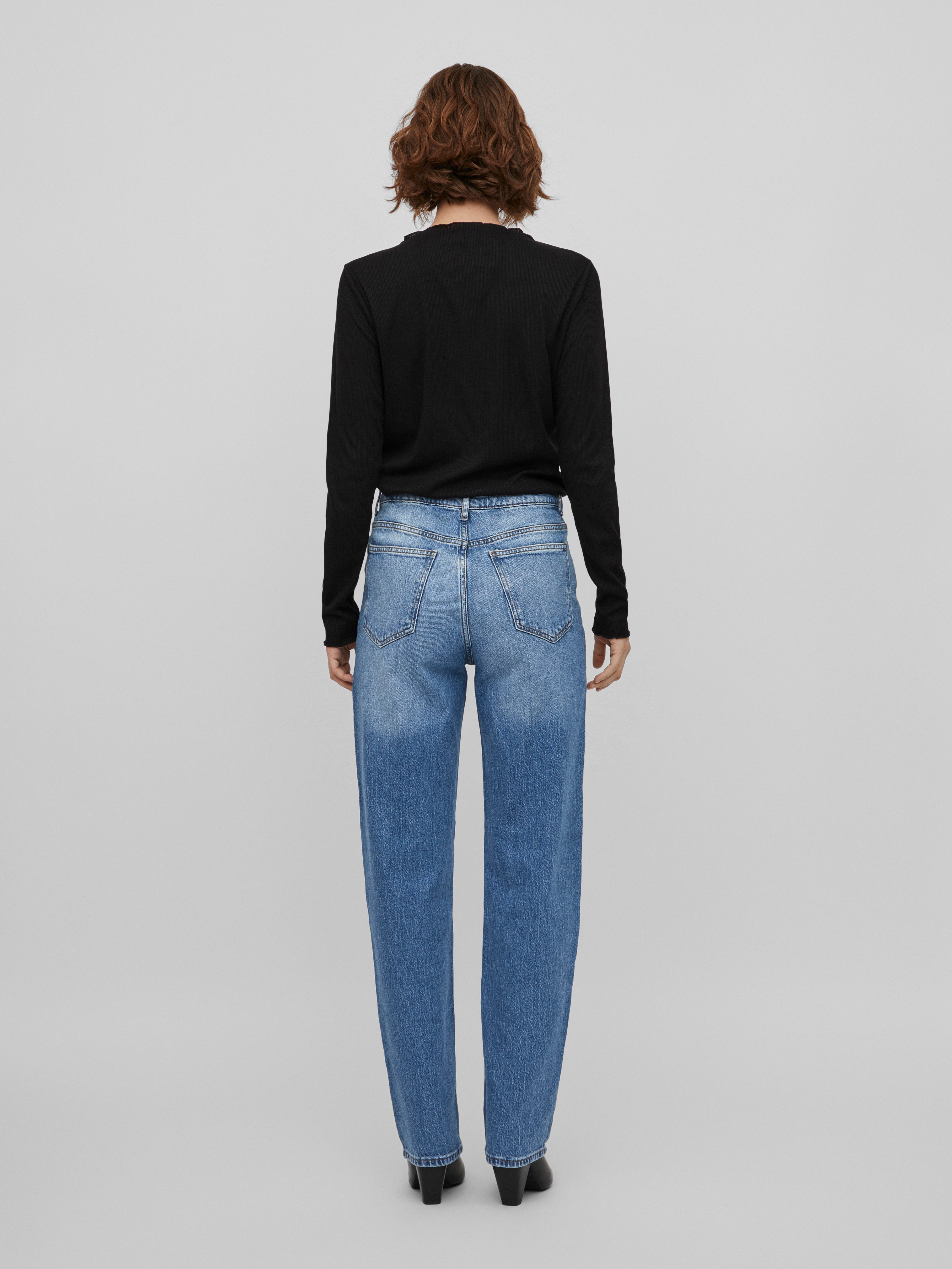 Kelly High Waist Jeans (Medium Blue)