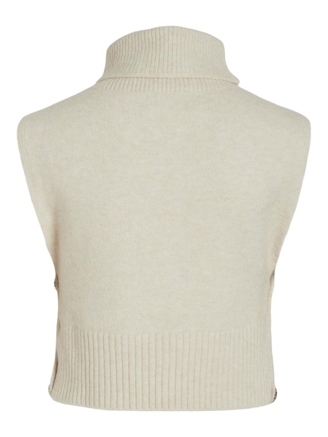 Lyra Knitted Sleeveless Top (Birch)