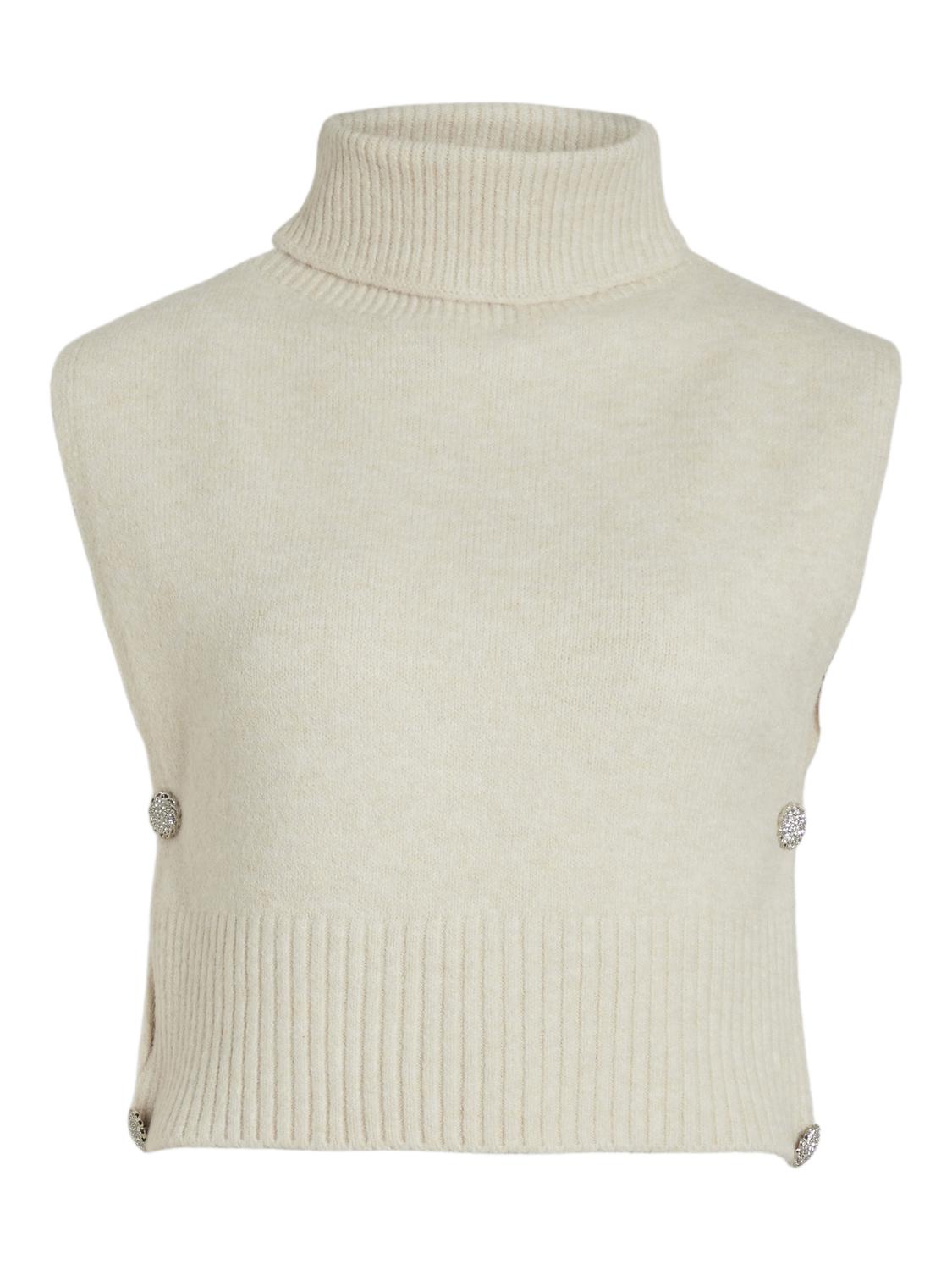 Lyra Knitted Sleeveless Top (Birch)