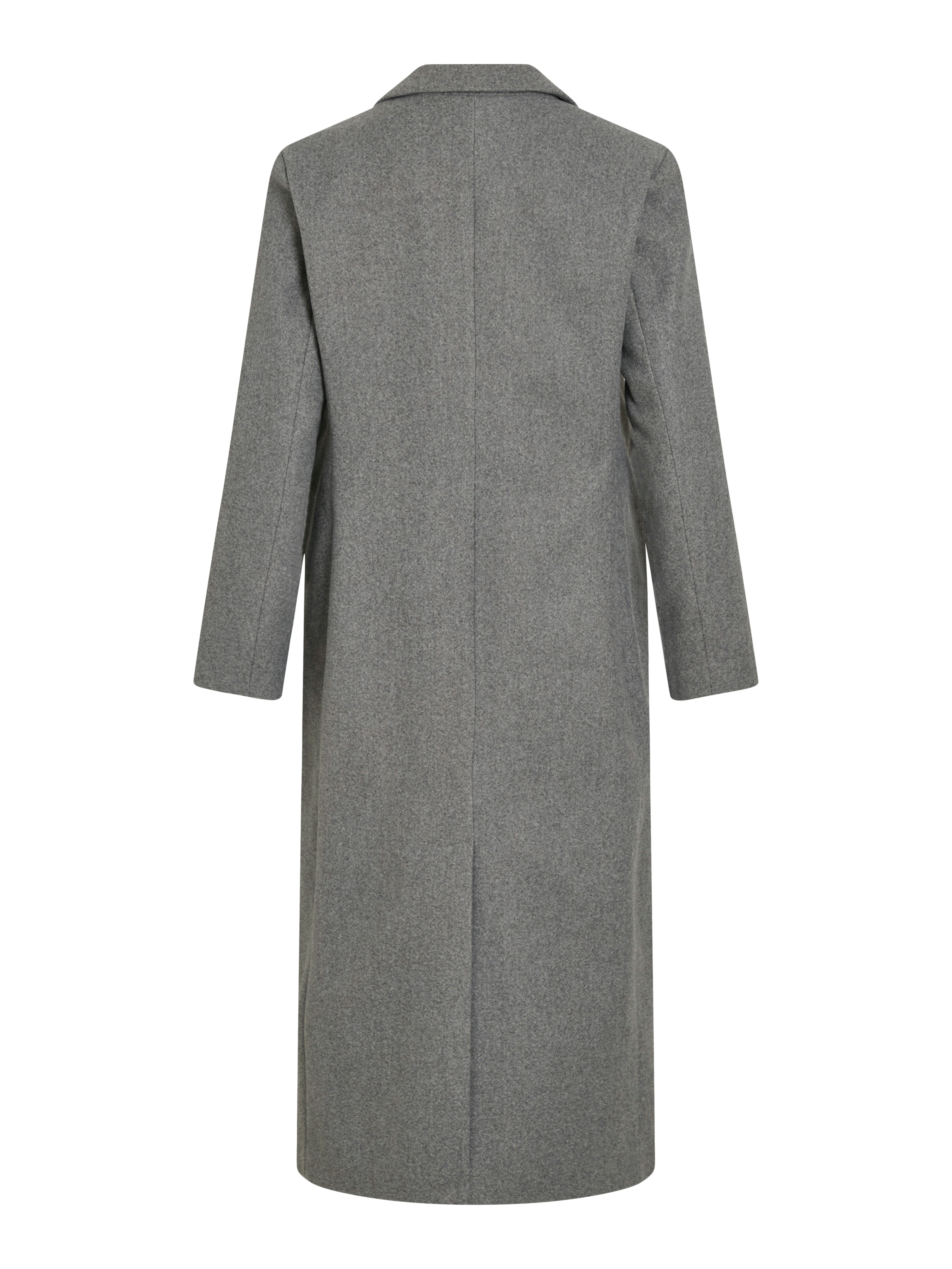 Solo Long Coat (Medium Grey/Melange)