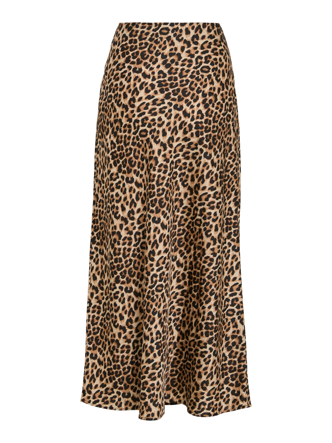 Vielette High Waisted Maxi Skirt (Caramel Cafe/Leopard)