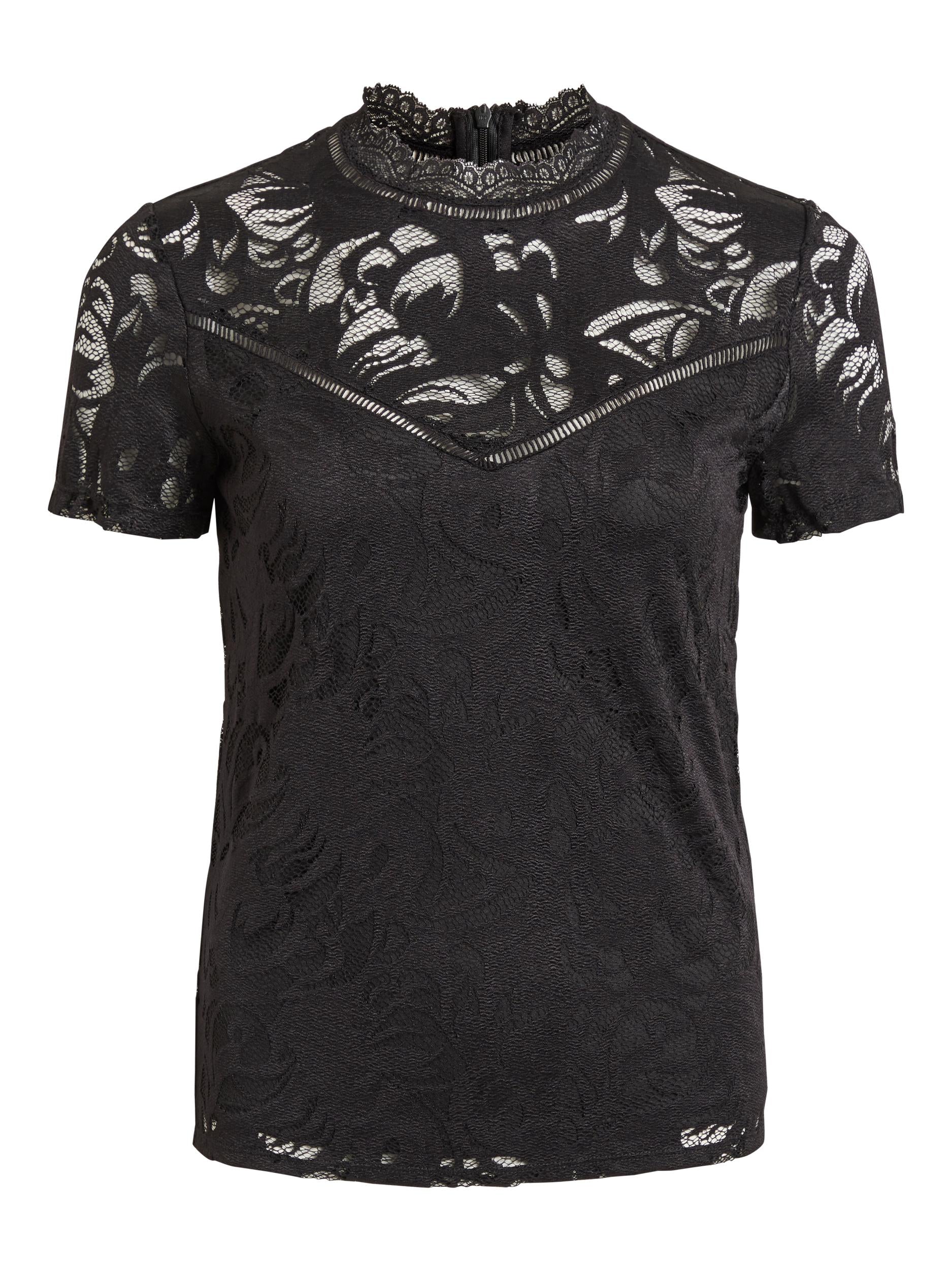 TASIA LACE TOP (BLACK)