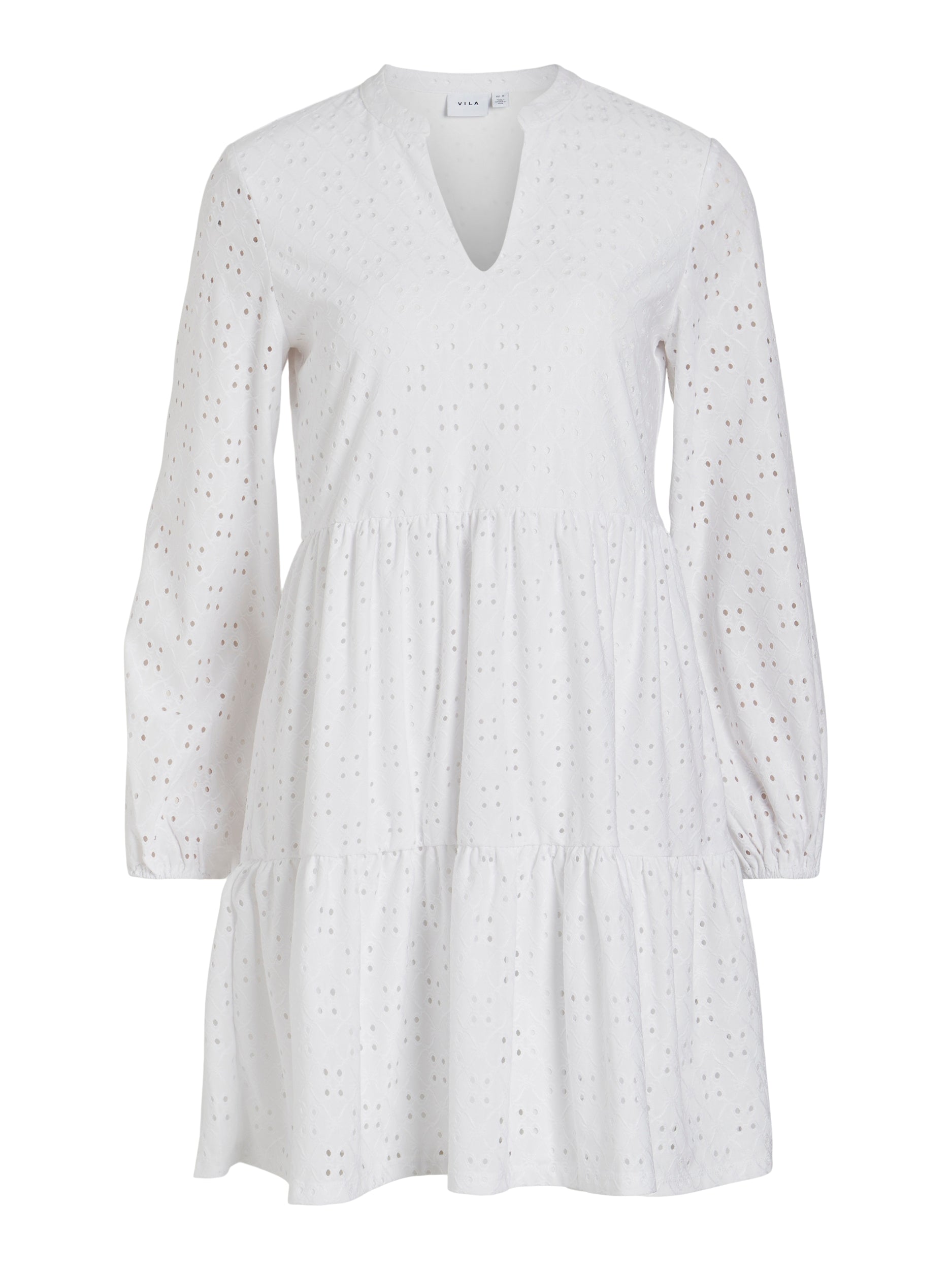 KIRA L/S DRESS (OPTICAL SNOW)