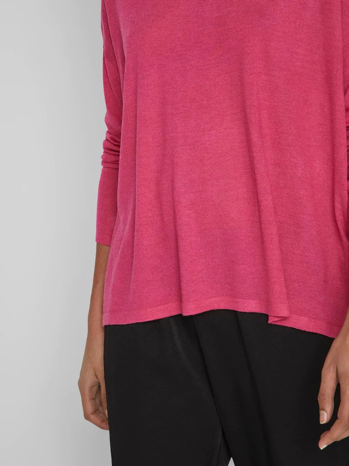 VERA KNIT TOP (PINK YARROW)